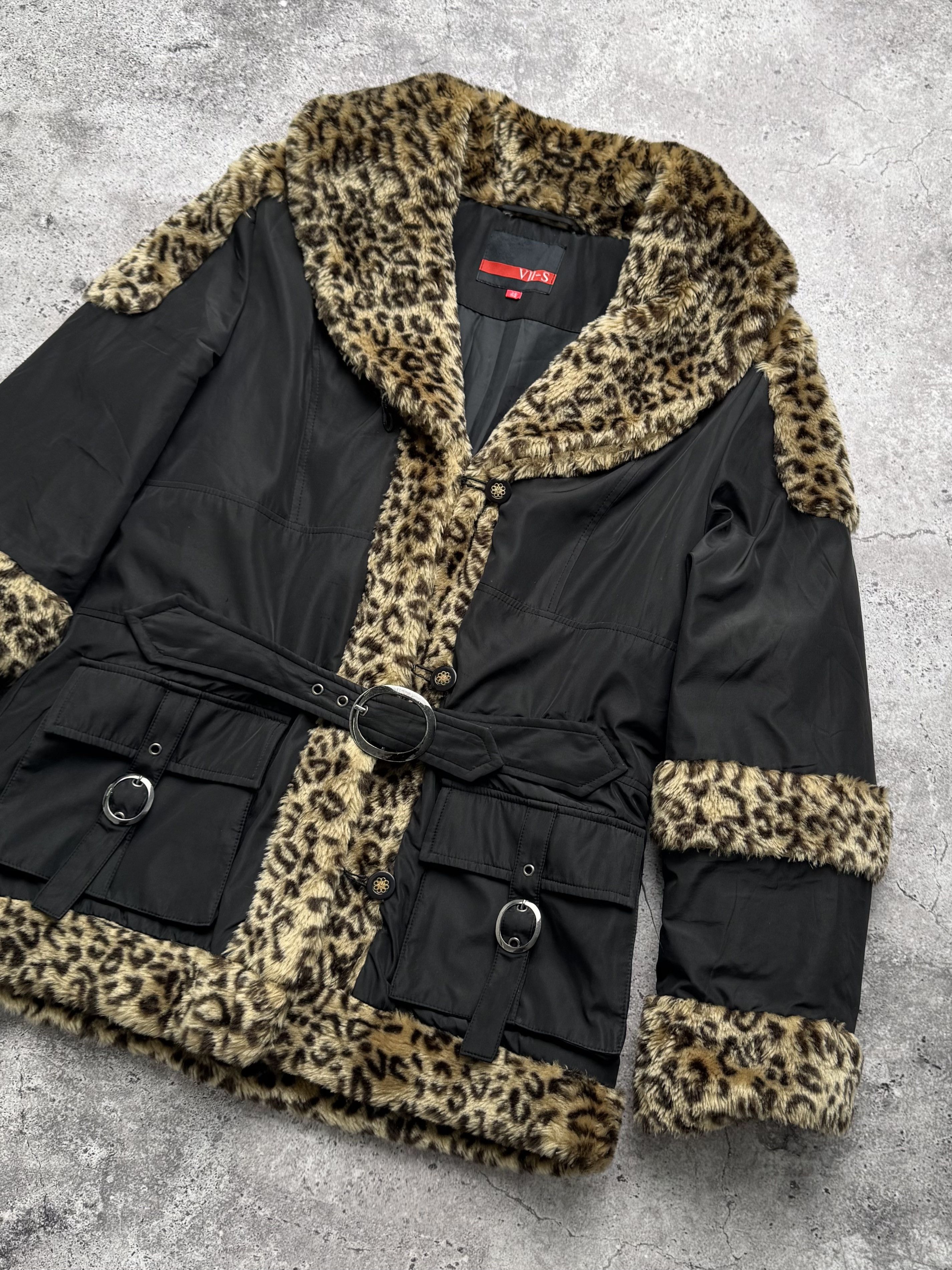 Vintage Vintage Jacket With Faux Sheepskin Details C5(V412) Size L / US 10 / IT 46 - 3 Thumbnail