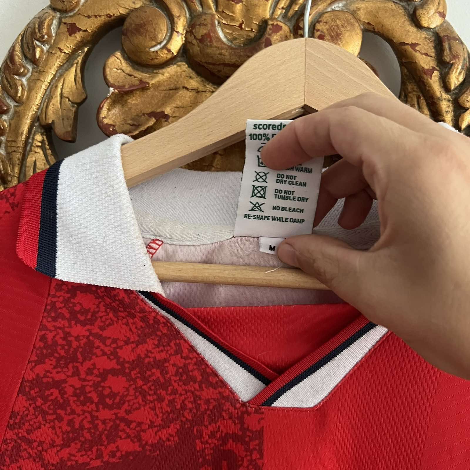 Vintage CELLNET Score Draw MIDDLESBROUGH 90s Soccer Jersey Sz L Size US L / EU 52-54 / 3 - 5 Thumbnail