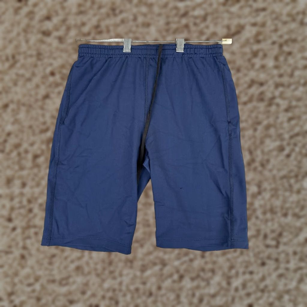 Vintage Spettso Spandex Blend Swim Jammer Bottom Adult Large Blue Compression Performance Men’s Regular Size L Size US 33 - 1 Thumbnail