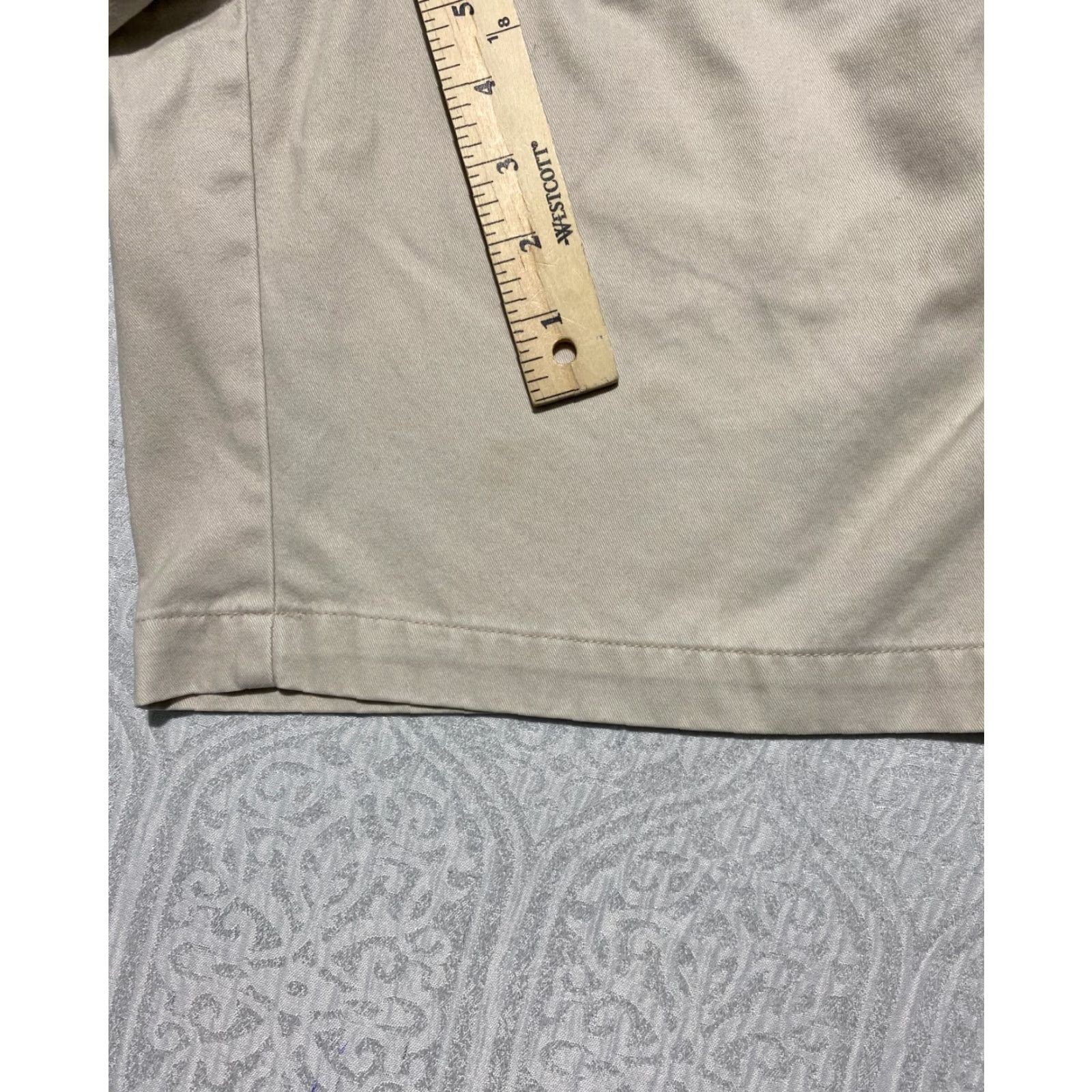 Cherokee VINTAGE Cherokee Khakis Pleated Chino Shorts Mens Size 32 Beige Casual Size US 32 / EU 48 - 2 Thumbnail