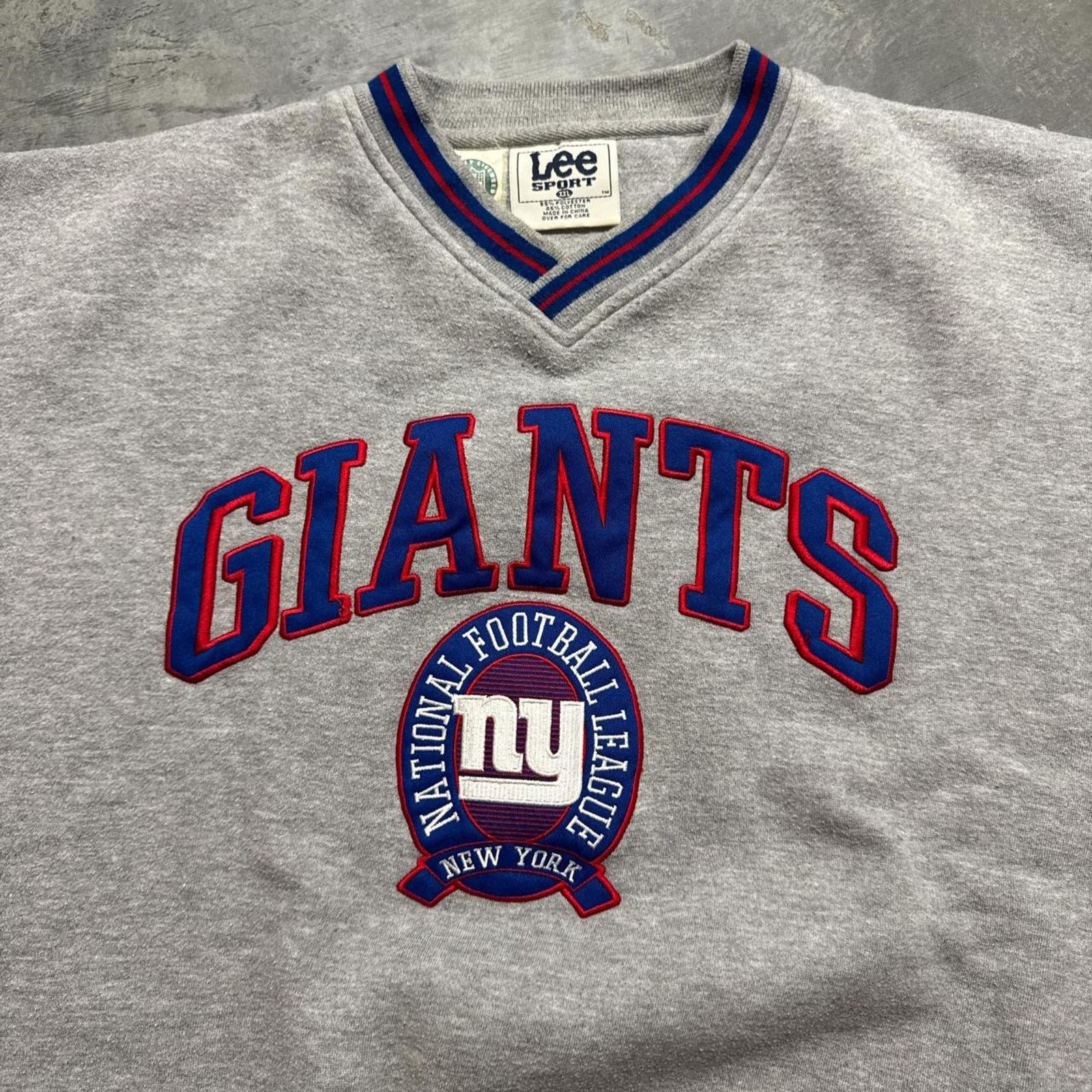 Vintage Vintage 90s New York Giants NFL Embroidered Crewneck Size US XXL / EU 58 / 5 - 2 Thumbnail