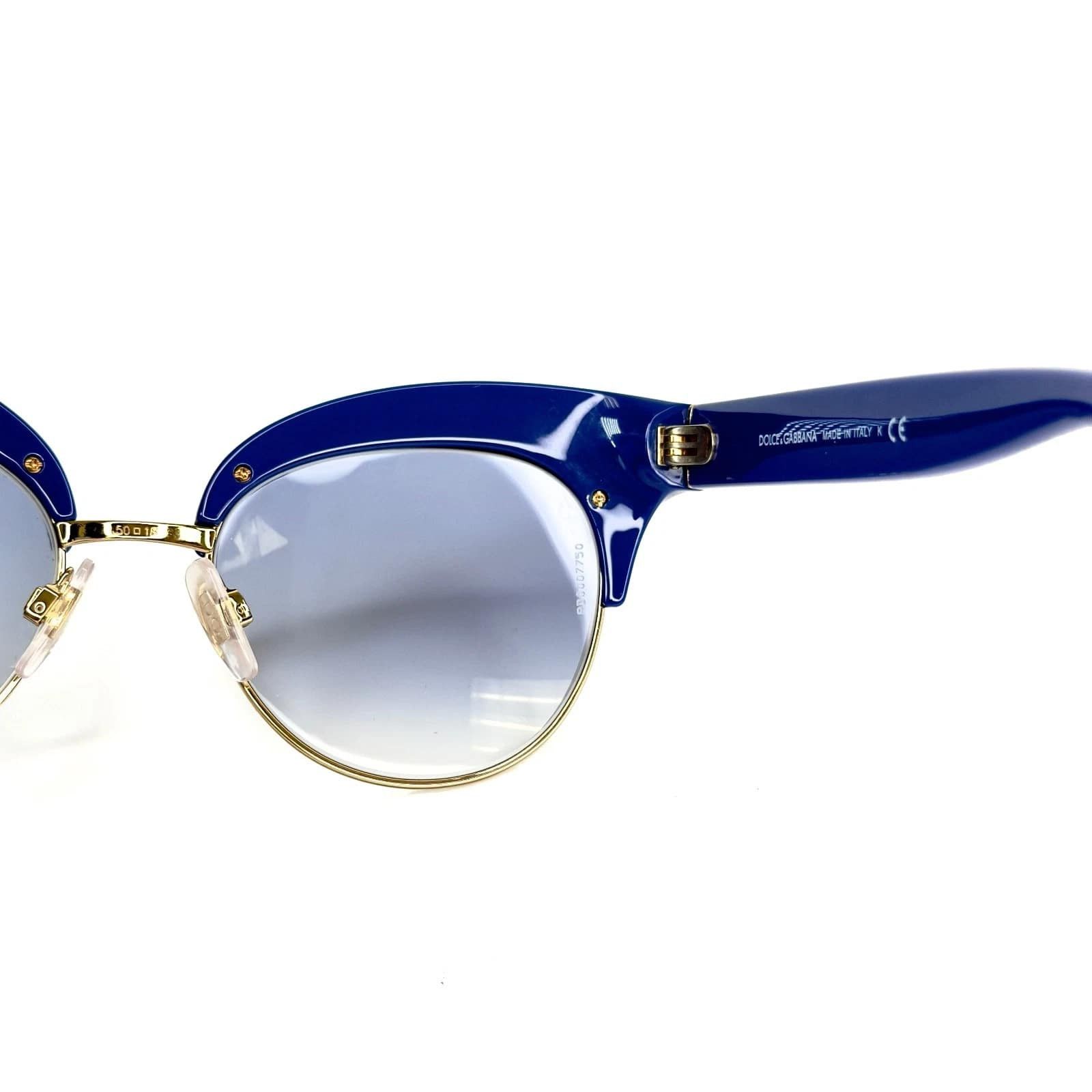 Dolce & Gabbana DOLCE & GABBANA DG6109 6109 Blue Gradient Fashion Sunglasses Size ONE SIZE - 8 Thumbnail