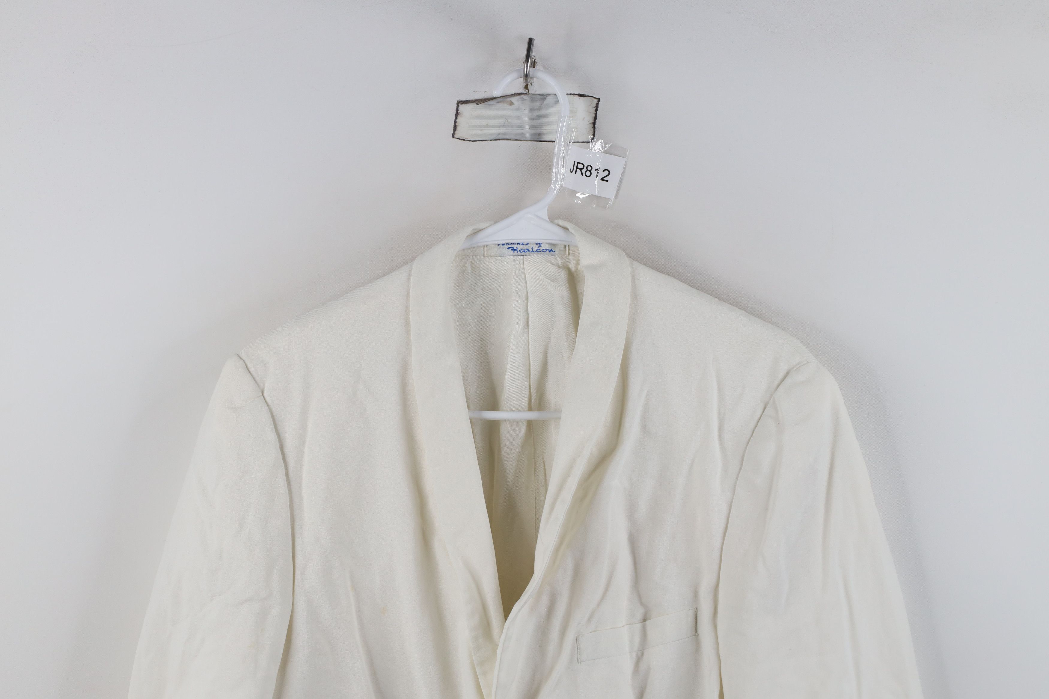 Vintage Vintage 50s Rockabilly Gabardine Prom Suit Jacket White USA Size US L / EU 52-54 / 3 - 2 Thumbnail