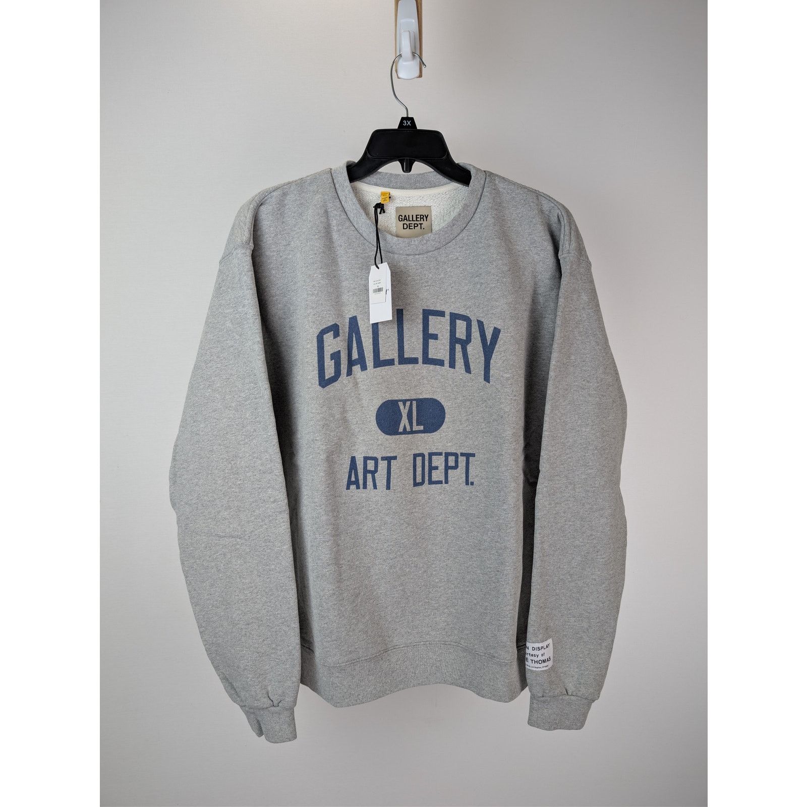 Gallery Dept. o1rshd1 Q:2 / Logo Crewneck Sweater in Gray Size US XL / EU 56 / 4 - 2 Thumbnail