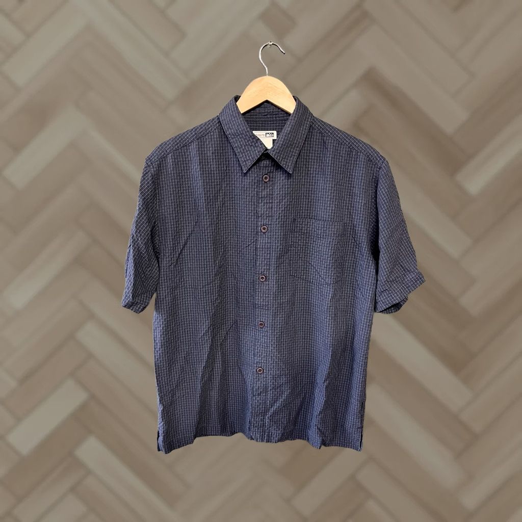 Vintage REI Mens Blue Short Sleeve Button Up Single Pocket Shirt M Size US M / EU 48-50 / 2 - 1 Thumbnail