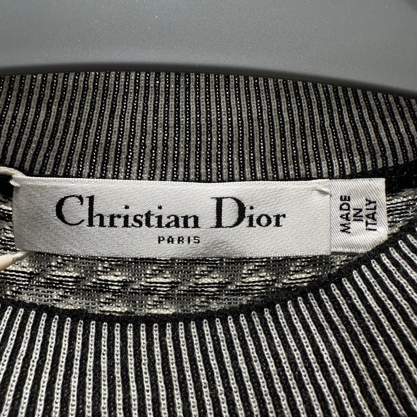 Christian Dior Monsieur Christian Dior mar208 Houndstooth Bee Cashmere SS 38 Size S / US 4 / IT 40 - 3 Thumbnail