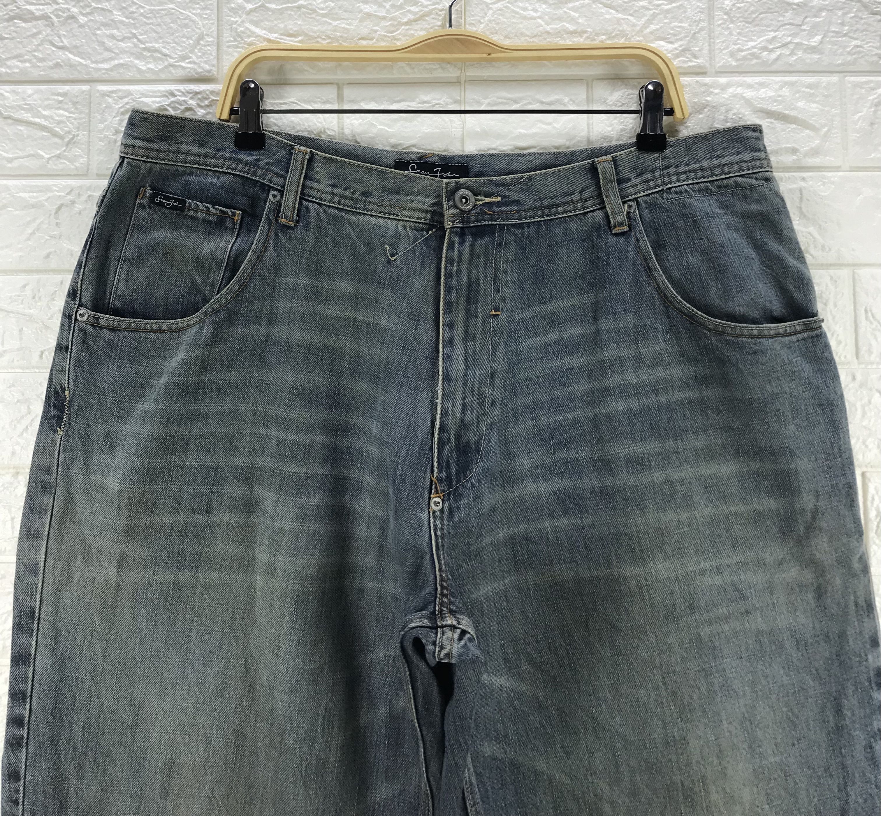 Sean John Vintage Sean John Mud Wash Wide Baggy Jeans Size US 38 / EU 54 - 2 Thumbnail
