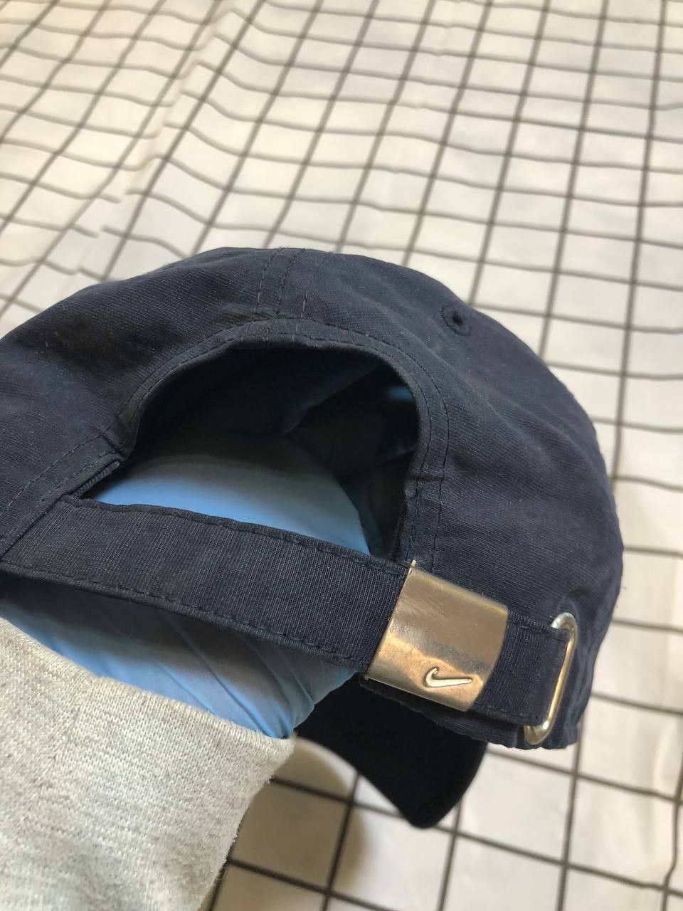 Nike Vintage Nike Sportswear Hat Cap Navy Blue Swoosh Logo Y2k Size ONE SIZE - 4 Thumbnail