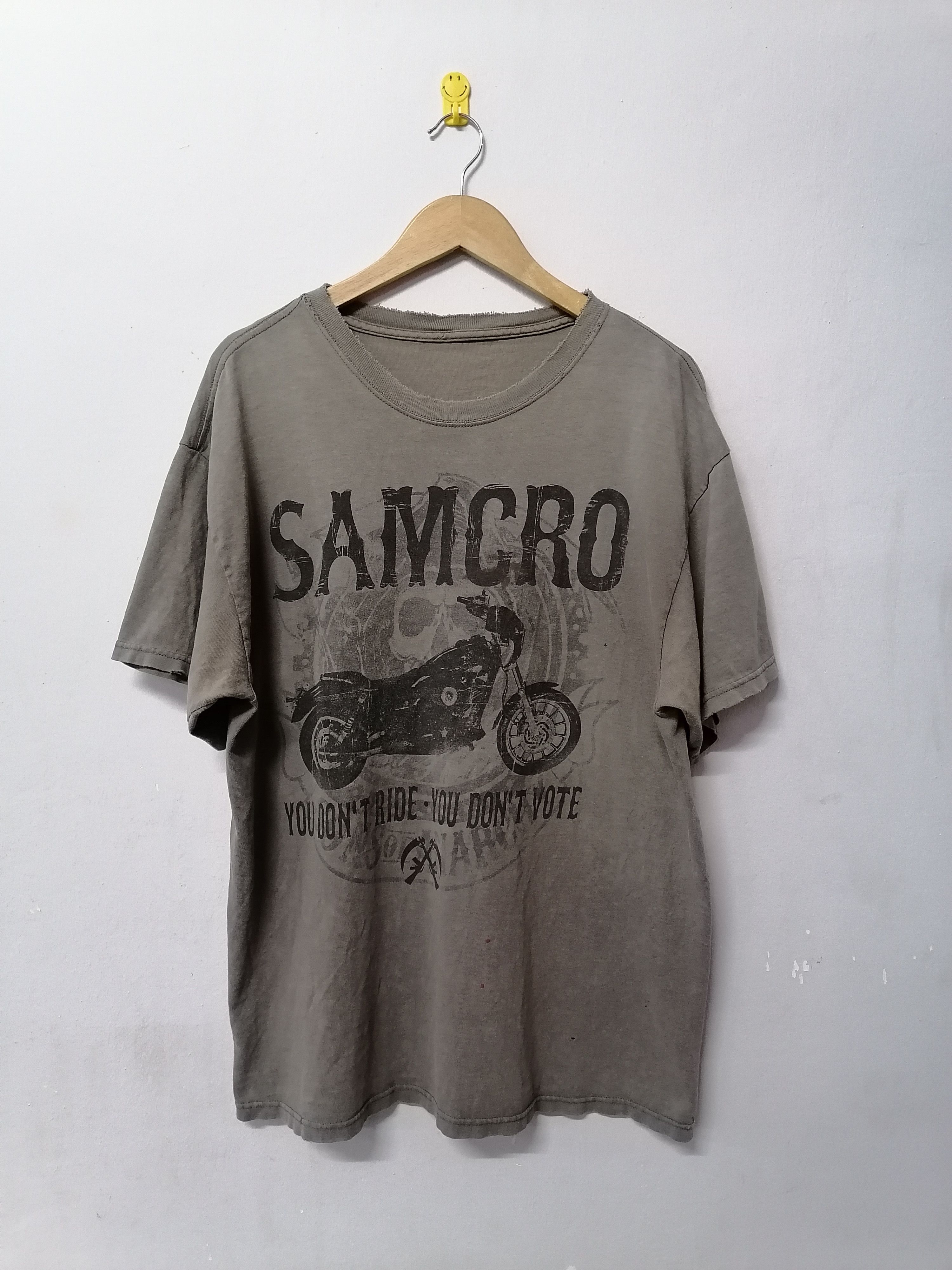 Harley Davidson × Sons of Henrey × Vintage Trashed Faded Vintage 00s Sons Of Anarchy Samcro Tees Size US L / EU 52-54 / 3 - 1 Thumbnail