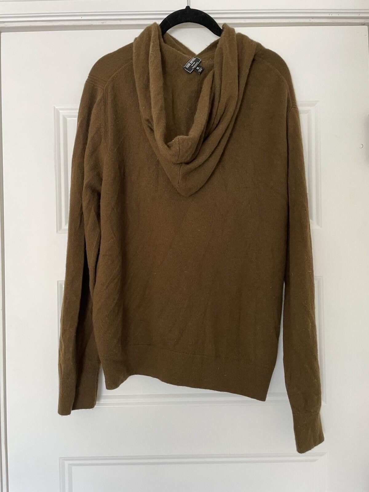 Todd Snyder Todd Snyder Brown Cashmere Hoodie Hoody Men XL Size US XL / EU 56 / 4 - 2 Thumbnail