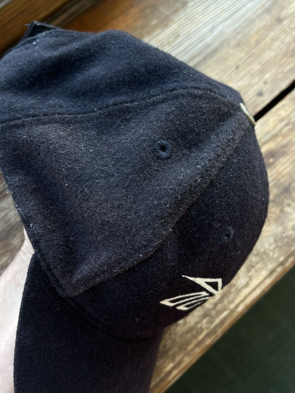 Reebok × Vintage Vintage Y2K Reebok Big Embroidered Logo Wool Cap Hat Size ONE SIZE - 12 Thumbnail