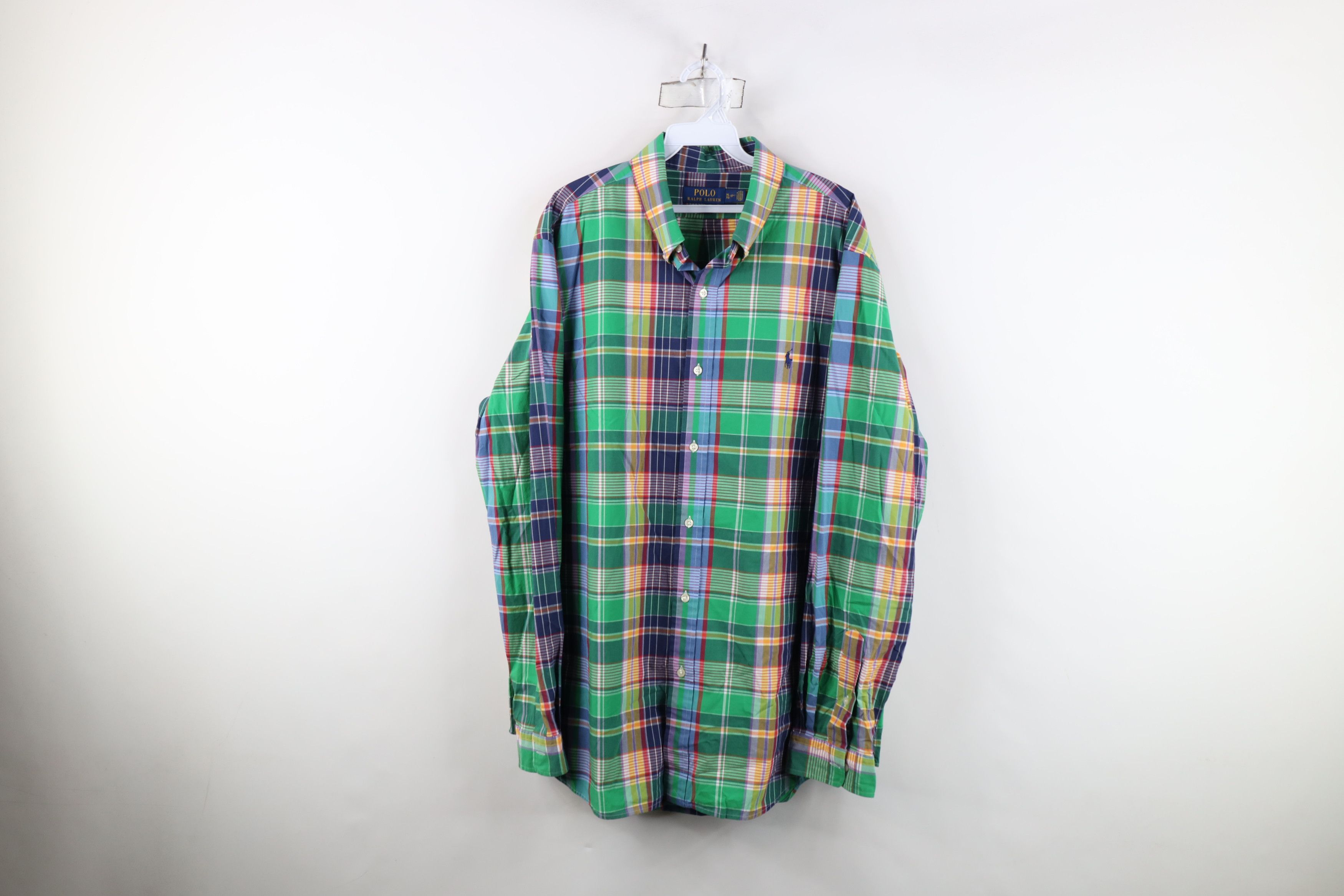 Ralph Lauren Ralph Lauren India Madras Plaid Collared Button Down Shirt Size US XL / EU 56 / 4 - 1 Thumbnail