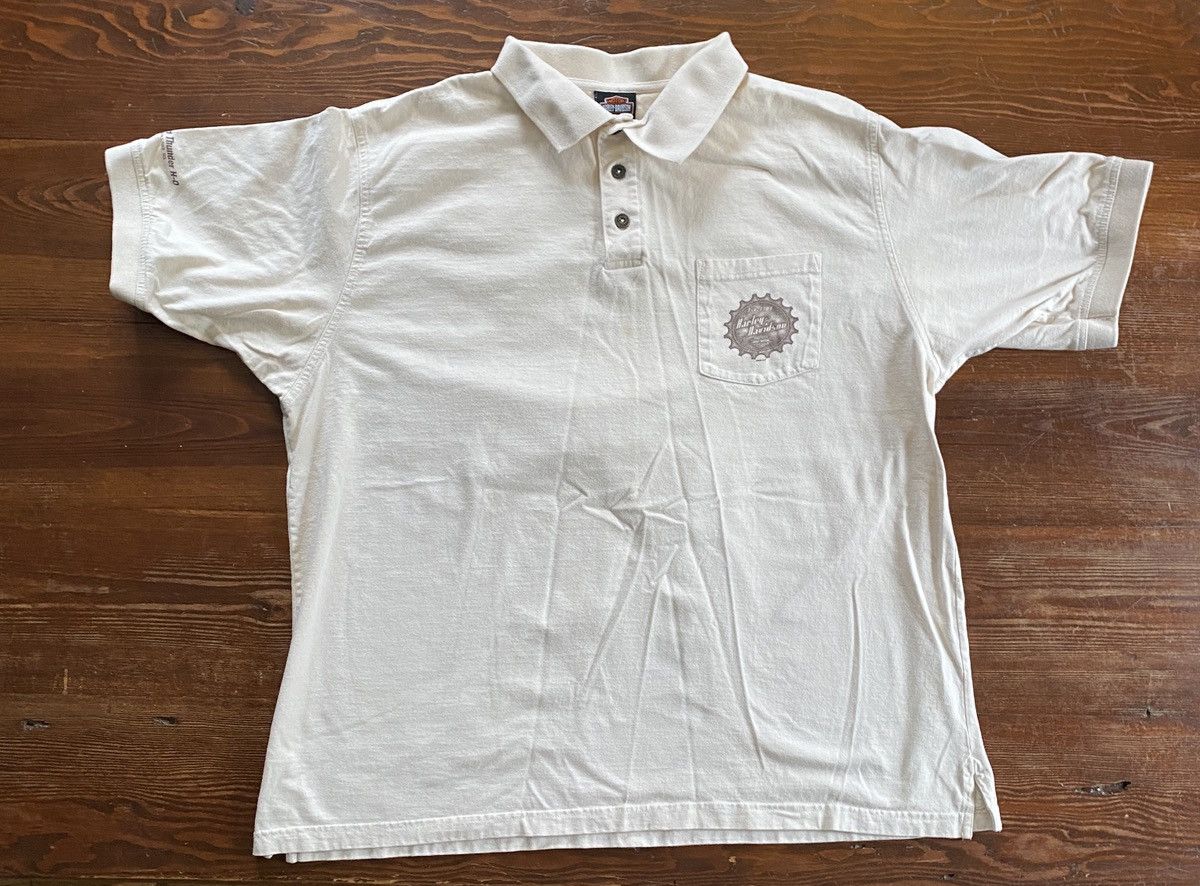 Harley Davidson × Vintage 2006 Harley Davidson Southern Thunder Mississippi Polo Shirt Size US XXL / EU 58 / 5 - 2 Thumbnail