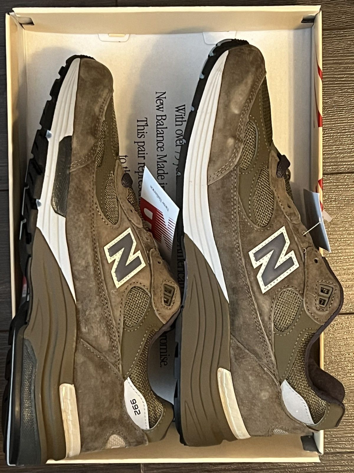 New Balance New Balance 992 GL US10M Made in USA Dark Camo Size US 10 / EU 43 - 5 Thumbnail