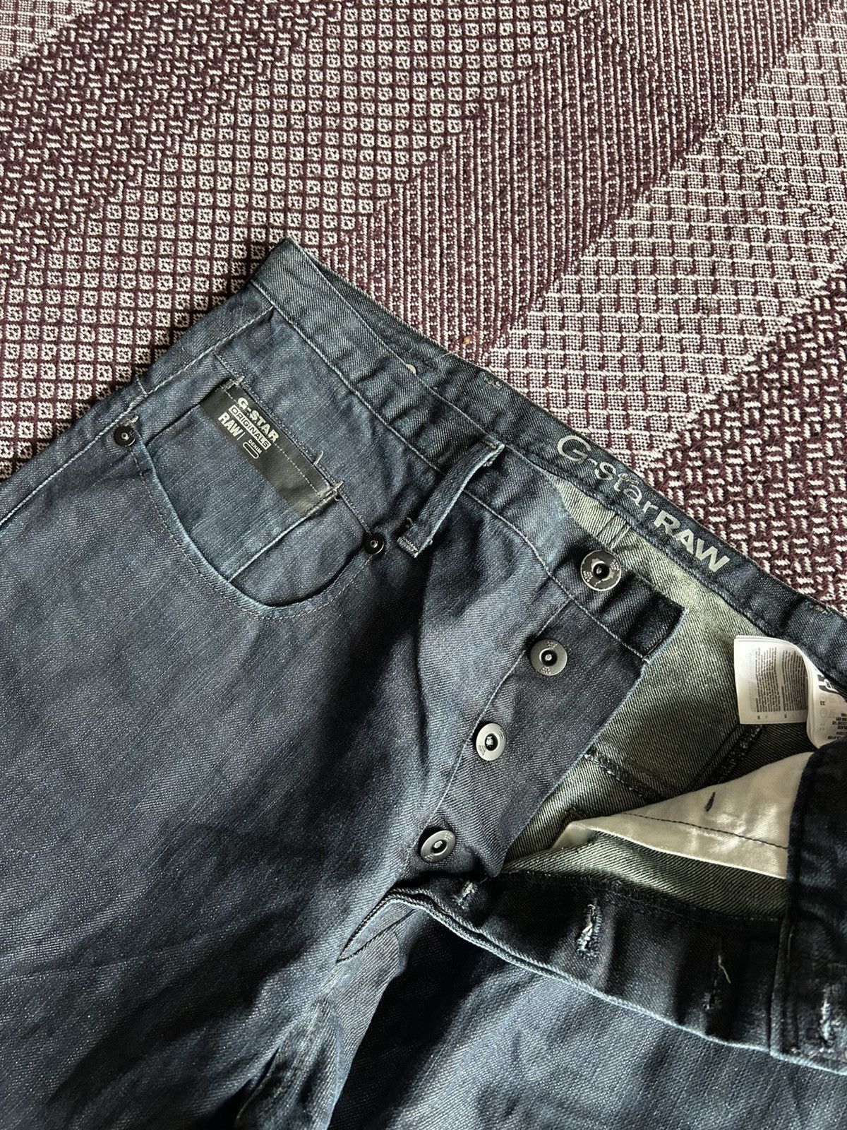 G-Star × Vintage Vintage G-star Raw GS Blade Embro Loose Denim Shorts Size 33 Size US 33 - 12 Thumbnail