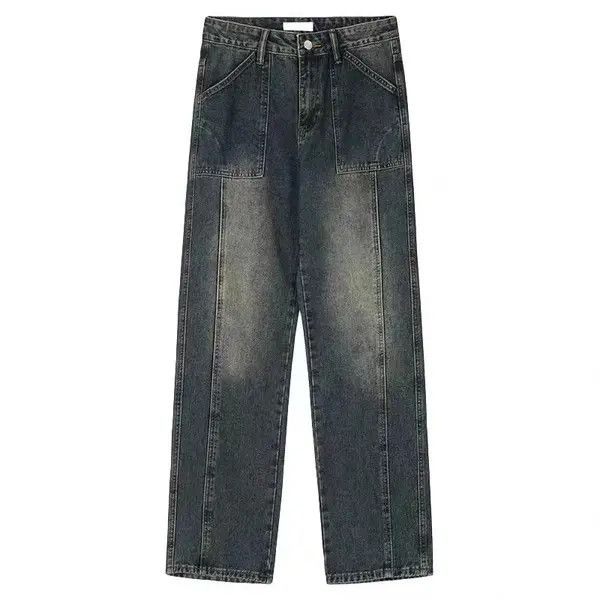 VIBE Vintage Wash Distressed Straight Jeans Size US 32 / EU 48 - 2 Thumbnail