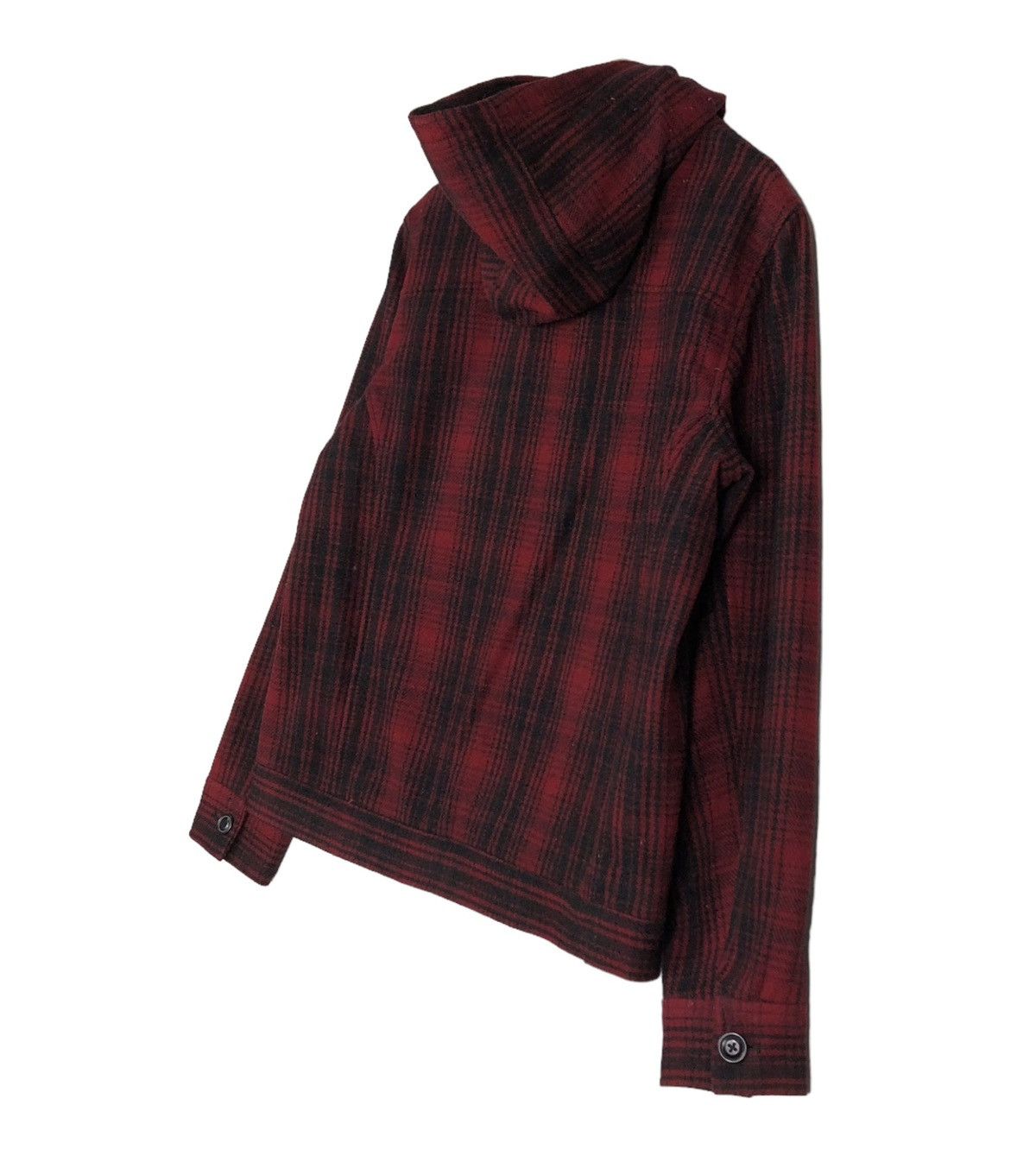 Japanese Brand 🔥VINTAGE BIKER WOOL JACKET GAP TARTAN DESIGN ISSEY MIYAKE Size US M / EU 48-50 / 2 - 12 Thumbnail