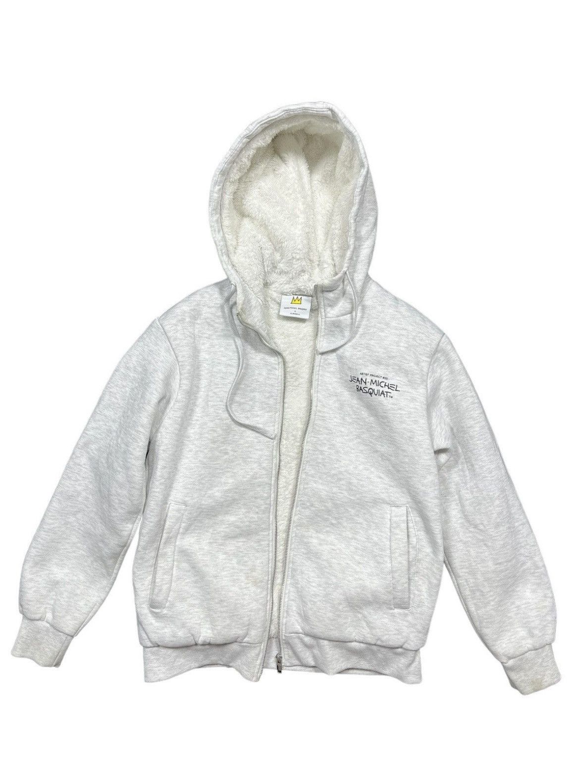 Jean-Michel Basquiat Jean Michel Basquiat X CLRIDE.n Sherpa Hoodie Size US M / EU 48-50 / 2 - 1 Thumbnail