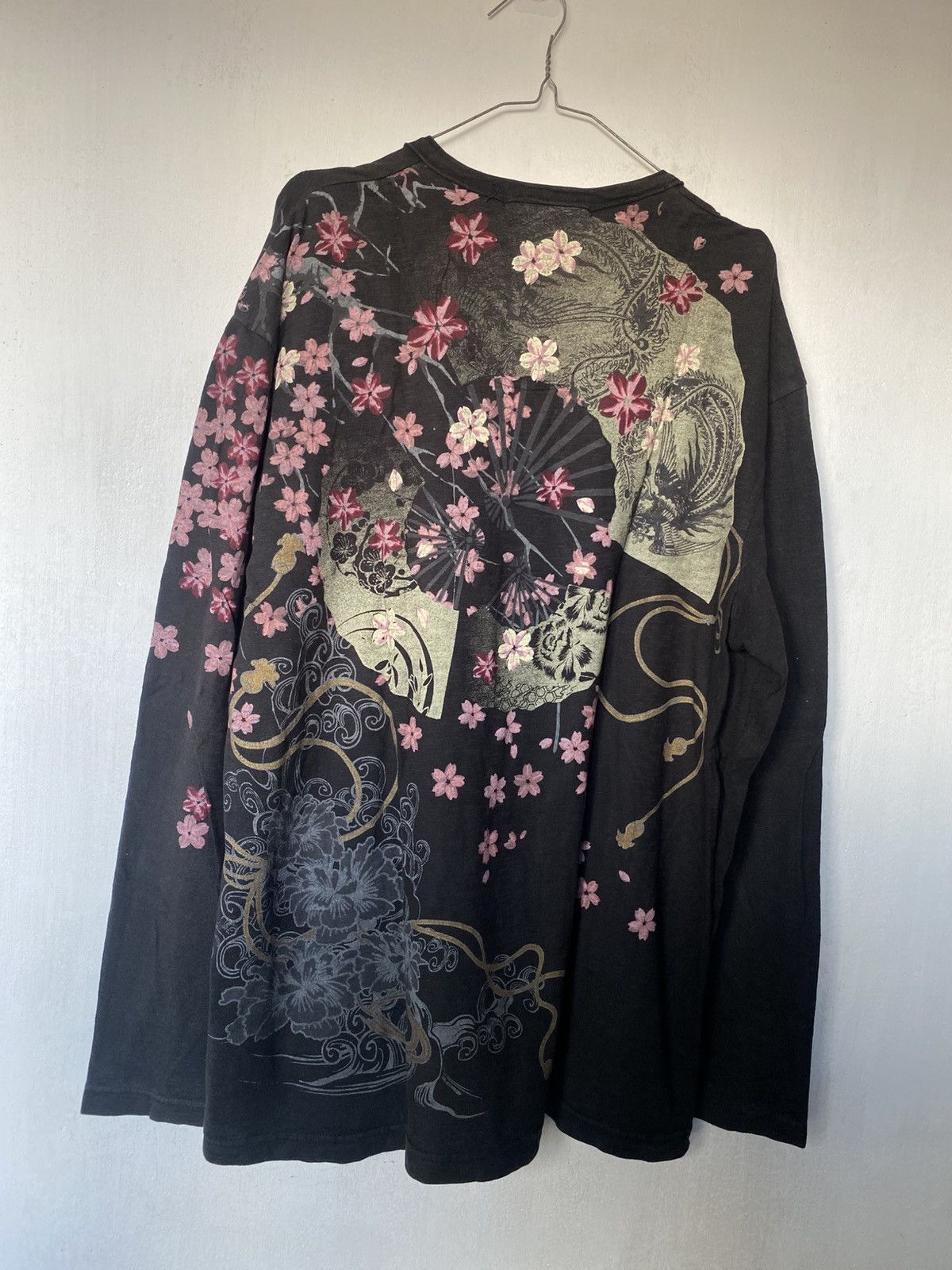 Hysteric Glamour × If Six Was Nine × Japanese Brand Sukajan Karakuri Sakura Embroidery Longsleeve Size US L / EU 52-54 / 3 - 6 Thumbnail