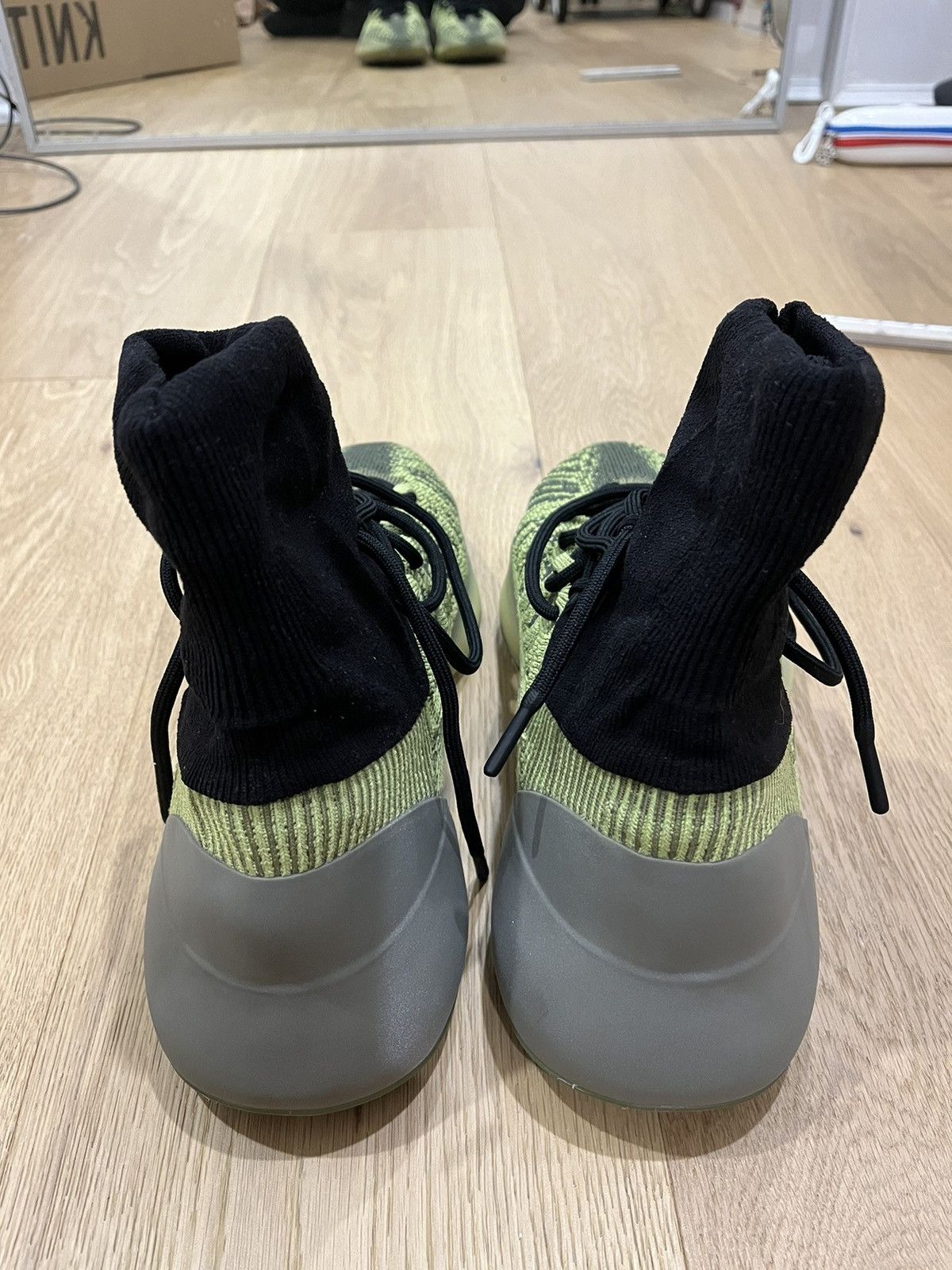 Adidas YEEZY BASKETBALL KNIT ENERGY GLOW Size US 9.5 / EU 42-43 - 4 Thumbnail