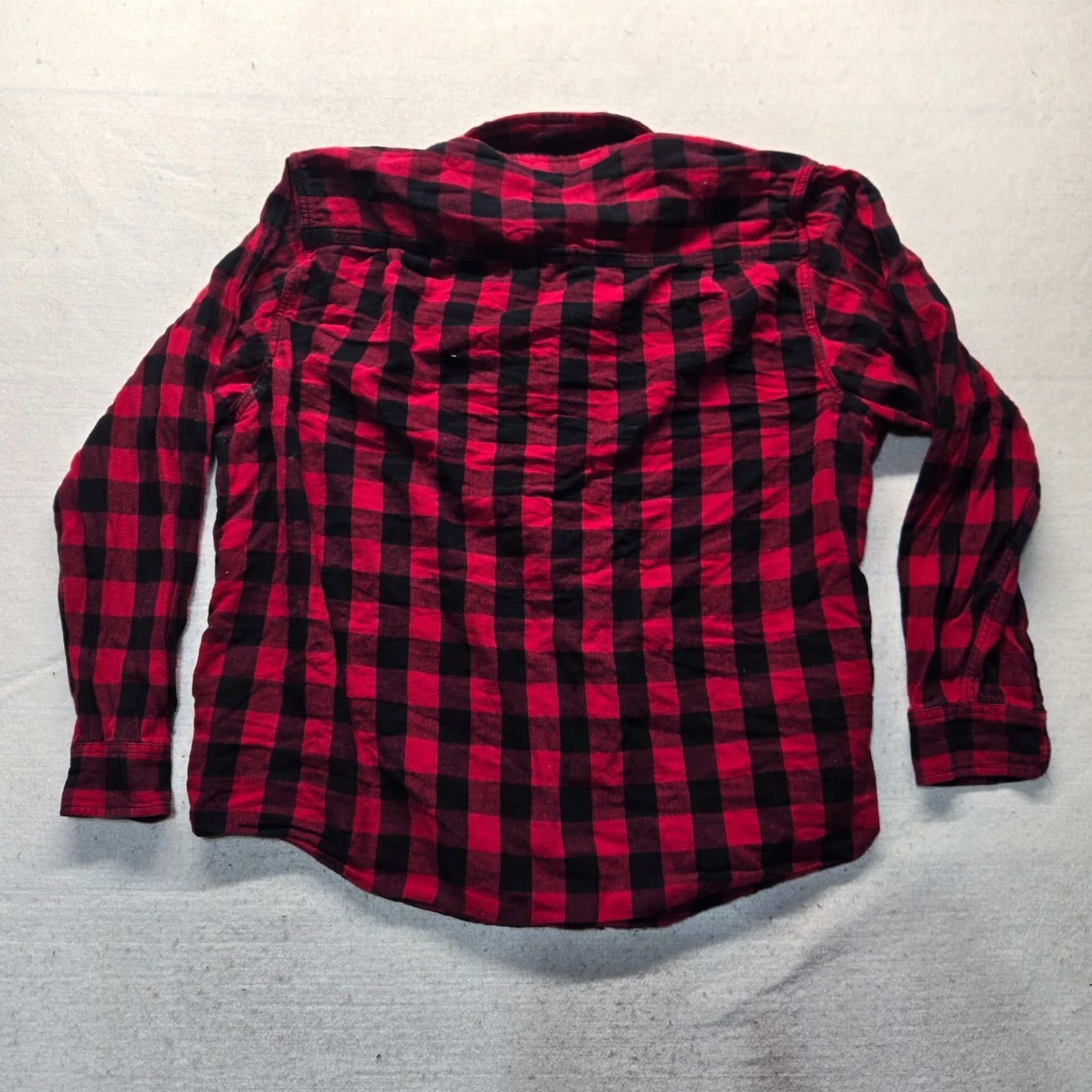 Faded Glory Faded Glory Shirt Button-Up Plaid Red 2XL Adults Mens Long Sleeve Casual Workwear Button-Down Vintage: No? Size US XXL / EU 58 / 5 - 7 Thumbnail