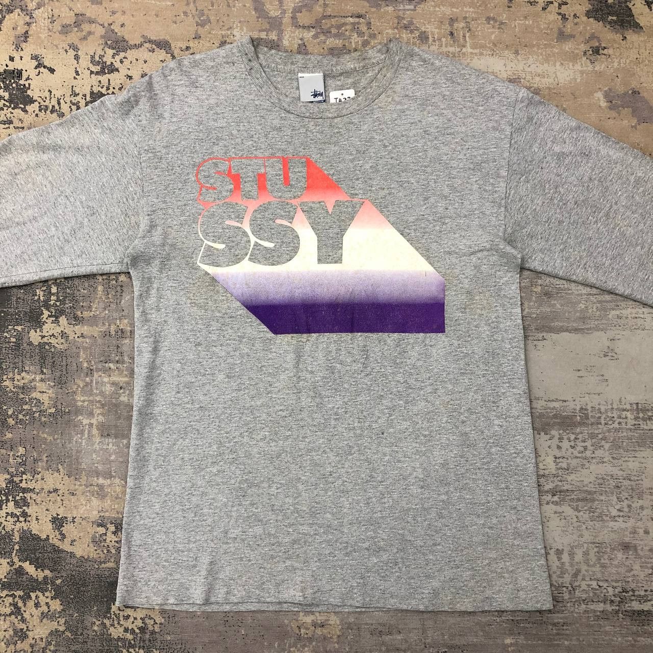 Stussy T423 90s STUSSY USA LONG SLEEVE TEE Size US M / EU 48-50 / 2 - 3 Thumbnail