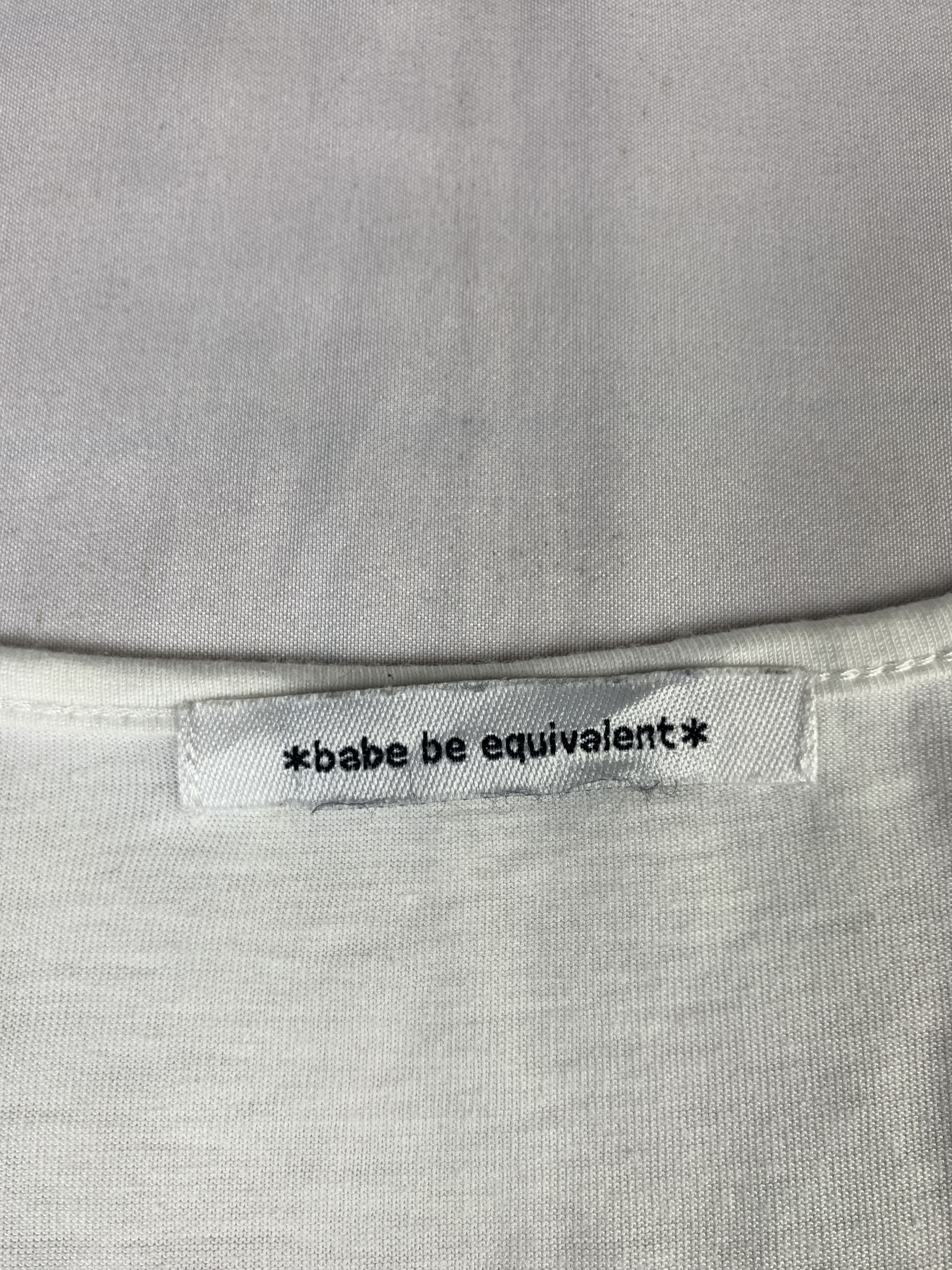 Japanese Brand babe be equivalent Necklace Vest Print Tee (M) Size M / US 6-8 / IT 42-44 - 8 Thumbnail