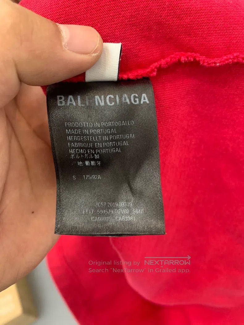 Balenciaga Balenciaga Logo Lettering T-Shirt Size US S / EU 44-46 / 1 - 6 Thumbnail