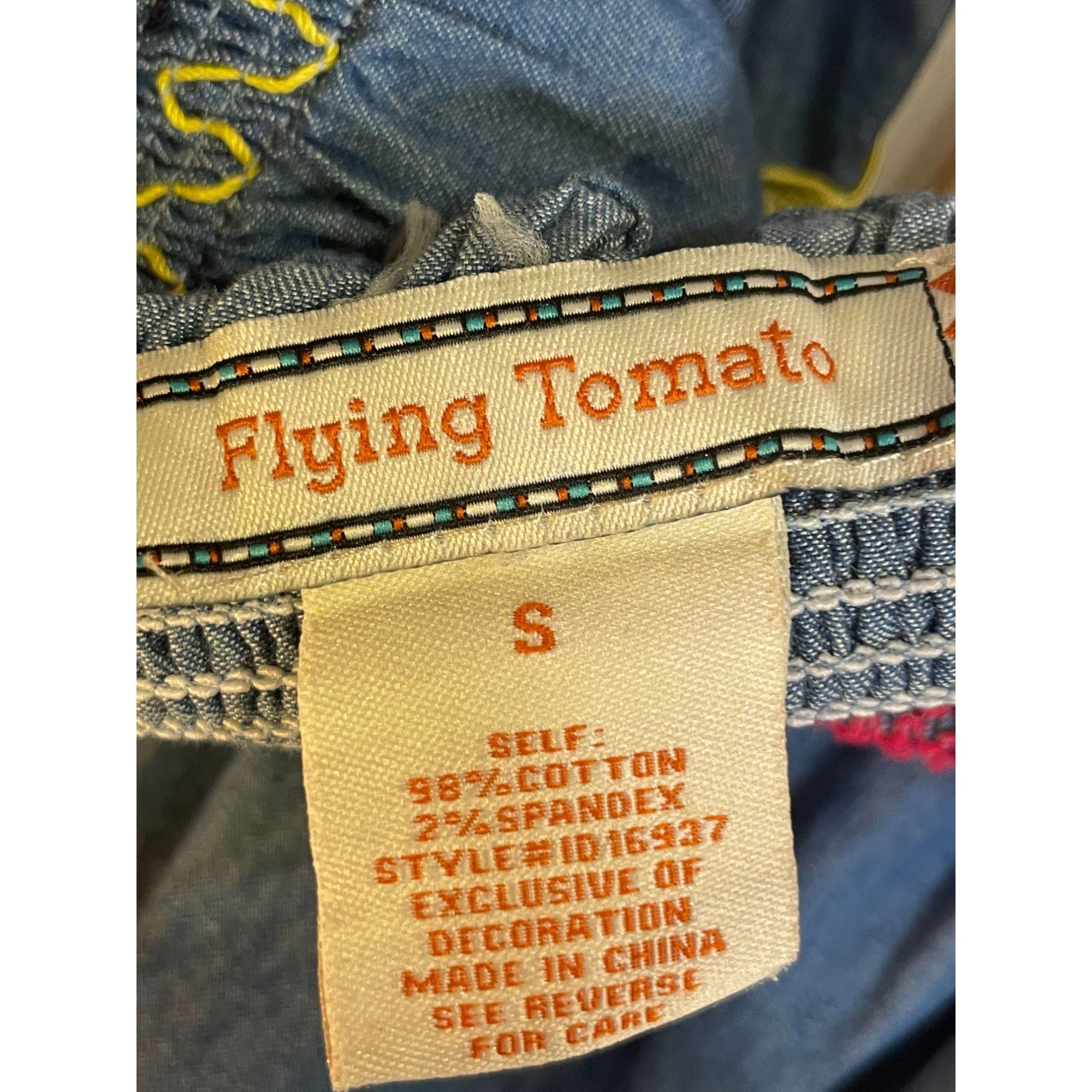 Anthropologie Anthro Flying Tomato Sm Chambray Minidress Size S / US 4 / IT 40 - 4 Thumbnail