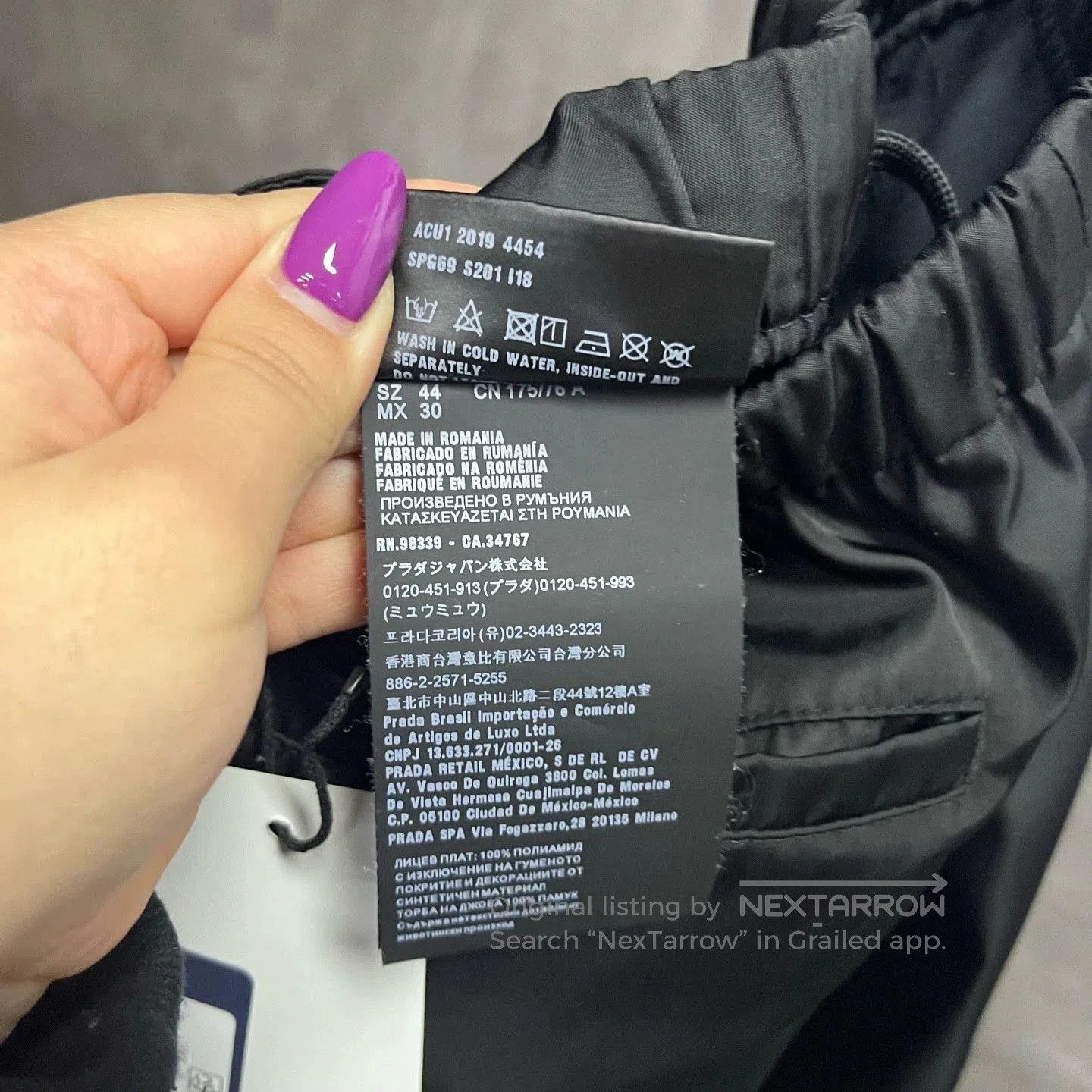 Prada prada black logo nylon casual pants. Size US 28 / EU 44 - 5 Thumbnail