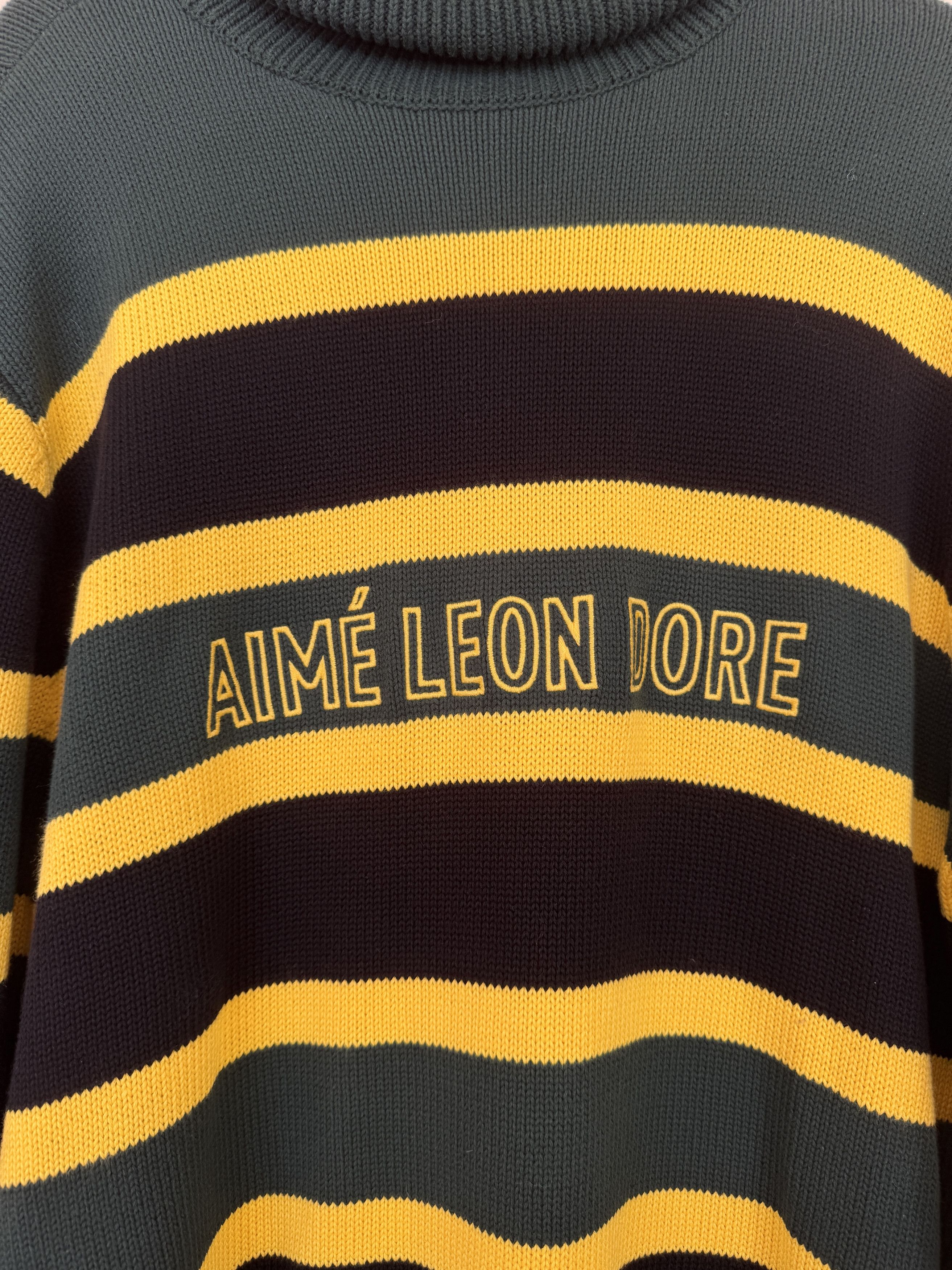 Aime Leon Dore Aimé Leon Dore Striped Turtleneck Size US XL / EU 56 / 4 - 4 Thumbnail