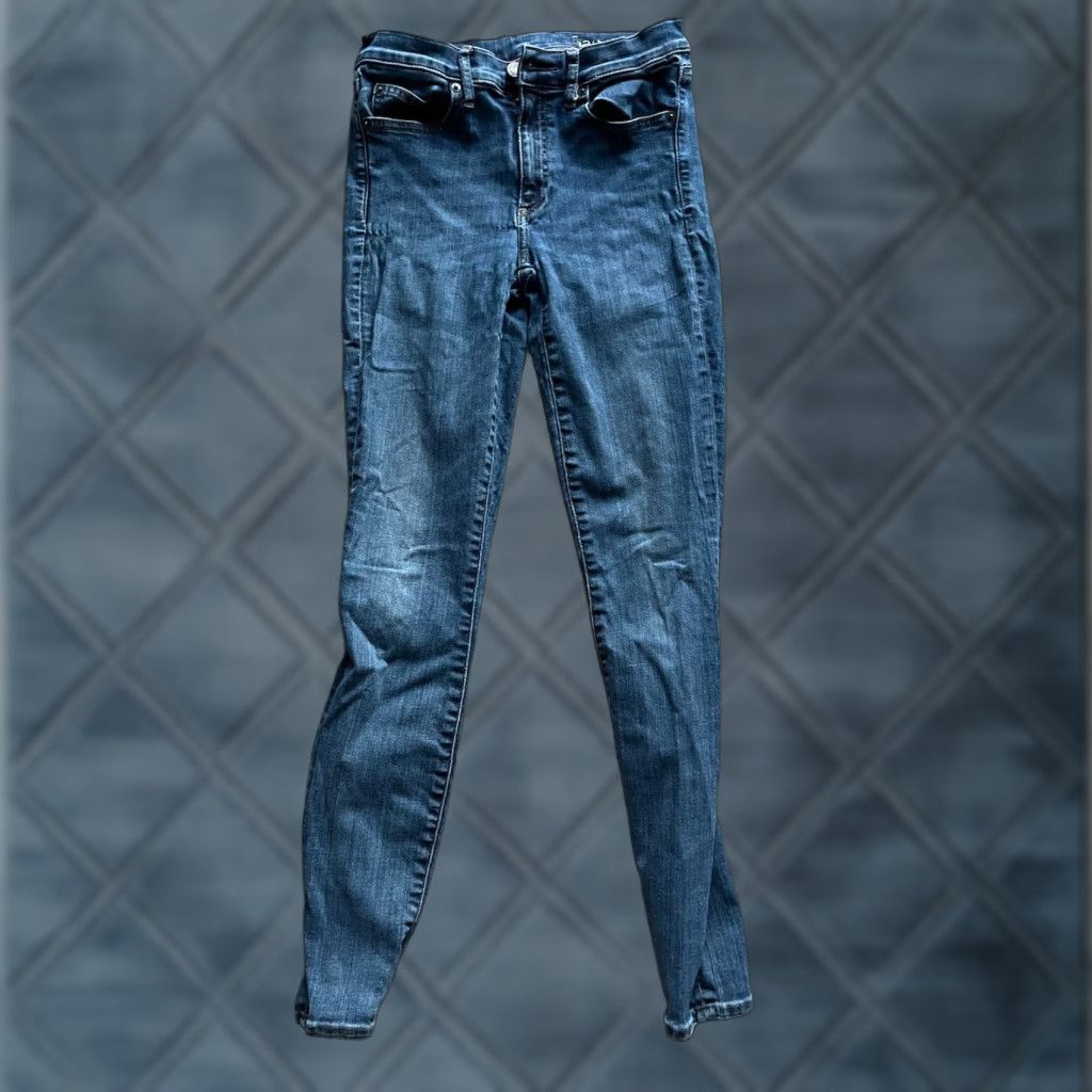 Gap Gap Jeans Dark Wash Stretch Denim Skinny 26 Regular Women Resolution True Skinny Jeans Blue Dark Wash Cotton/Polyester/Spandex Woman 90s? Size 26" / US 2 / IT 38 - 1 Thumbnail