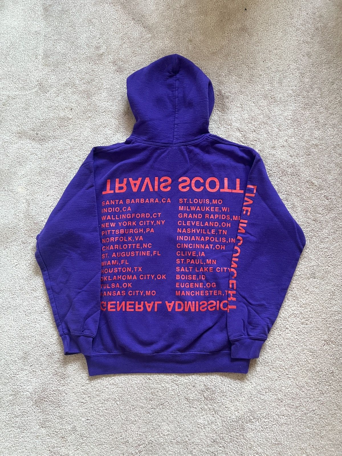 Travis Scott Travis Scott “Birds Eye View” tour hoodie Size US M / EU 48-50 / 2 - 2 Thumbnail