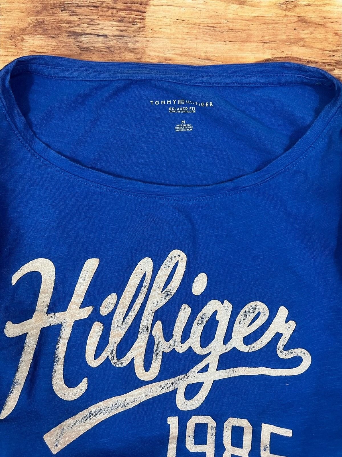 Tommy Hilfiger Tommy Hilfiger Relaxed Fit Blue t-shirt size M Size M / US 6-8 / IT 42-44 - 5 Thumbnail