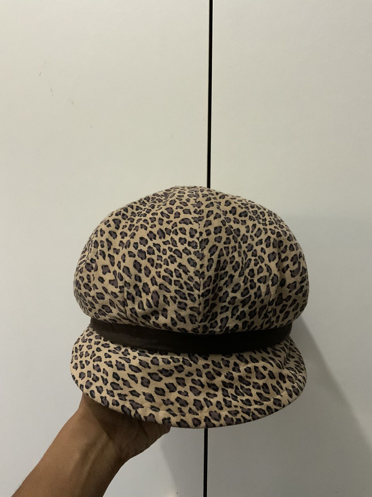 Hat Club Toray Ecsaine Leopard Japan Made Hat Size ONE SIZE - 5 Thumbnail