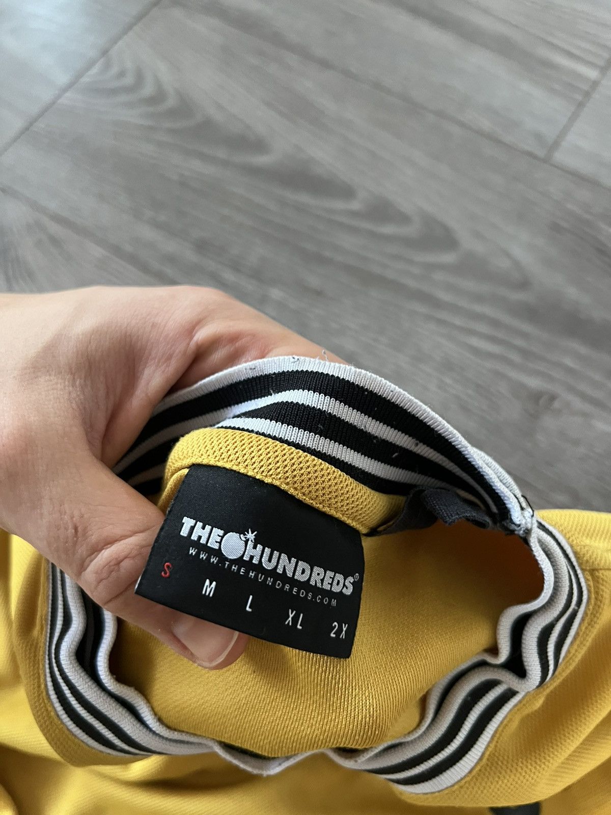 Japanese Brand × The Hundreds ‼️The Hundreds Big Printed Back Logo Jersey Style Tee‼️ Size US S / EU 44-46 / 1 - 13 Thumbnail
