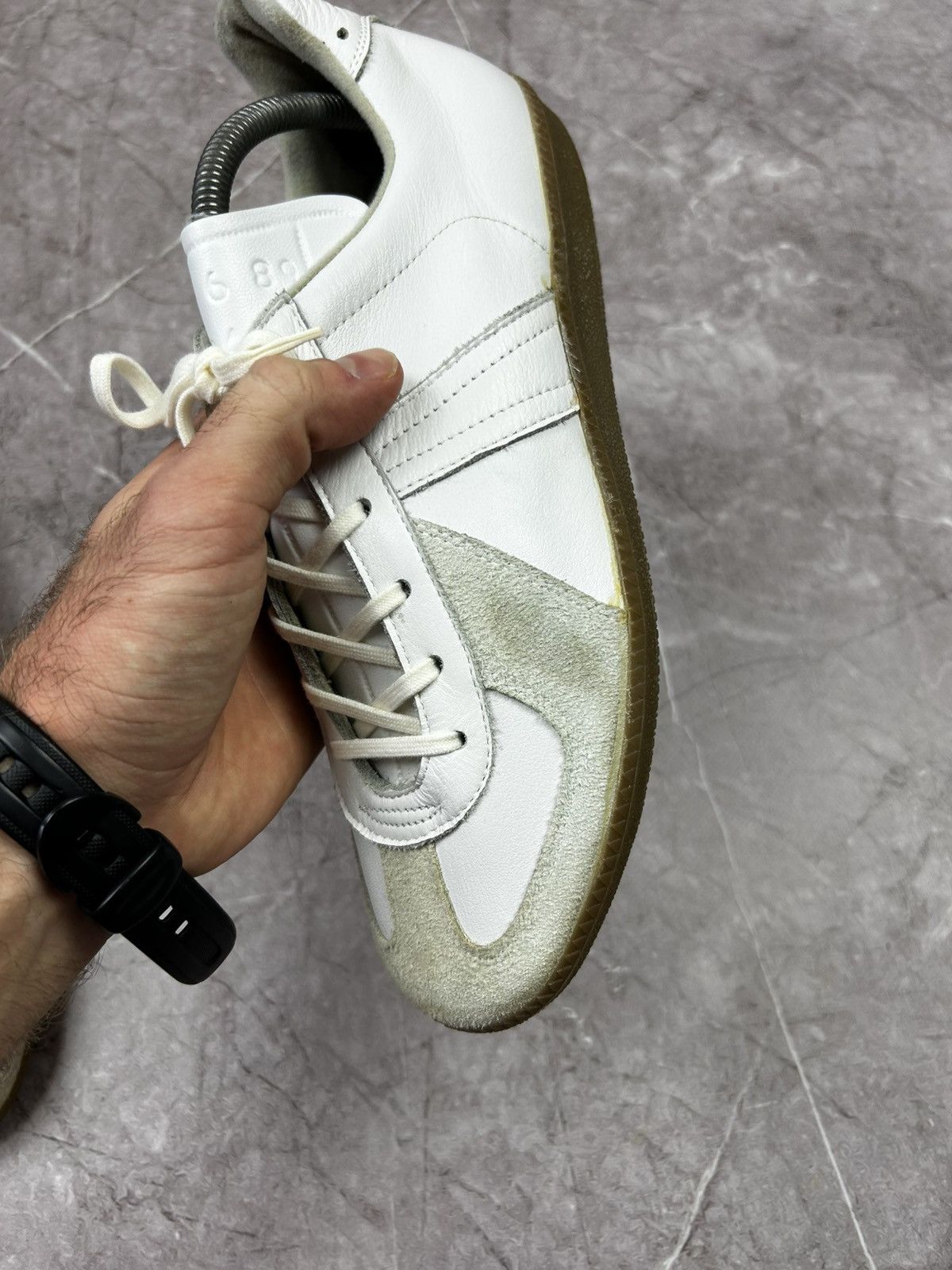 Vintage BW Sport Shoes Vintage Leather Sneakers Shoes Bundeswehr Size US 9 / EU 42 - 8 Thumbnail