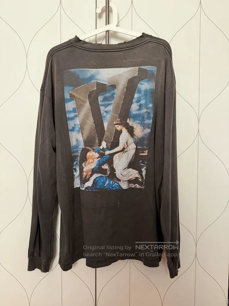Saint Michael Saint Michael Long sleeve washed printed T-shirt Size US XL / EU 56 / 4 - 2 Thumbnail