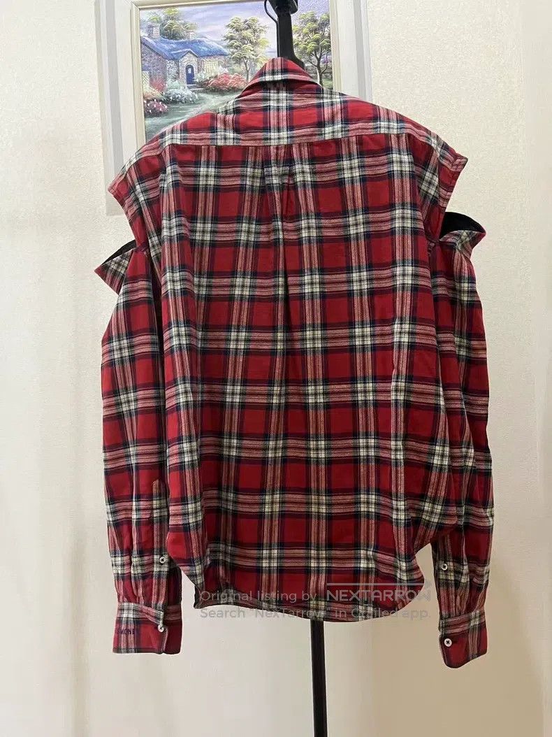 Vetements Vetements Shoulder Pad Iron Ring Plaid Jacket Size US S / EU 44-46 / 1 - 2 Thumbnail