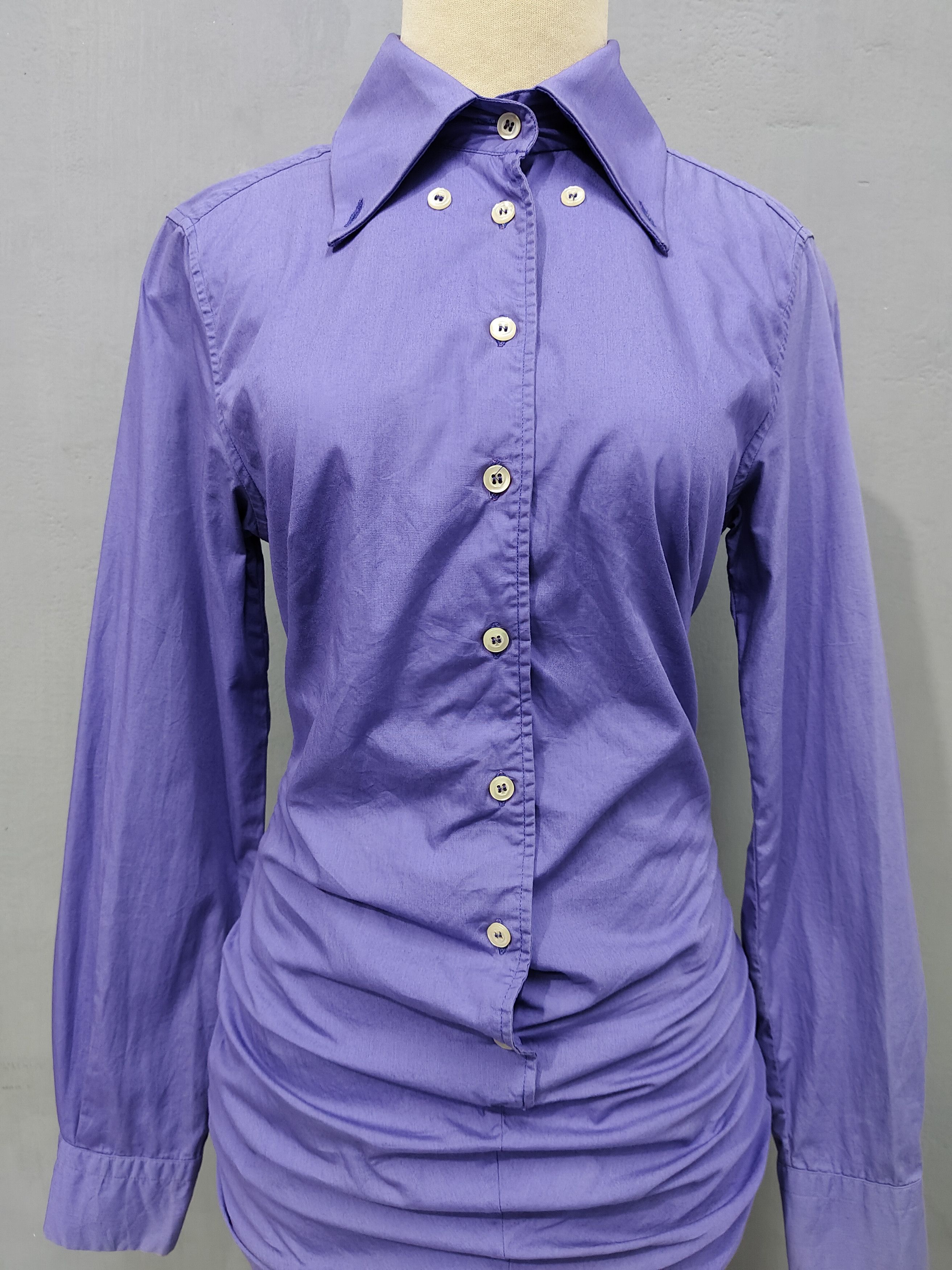 Alexander McQueen ARCHIVED- 90s Alexander McQueen 3D Shaped Bustel Shirt Size M / US 6-8 / IT 42-44 - 2 Thumbnail