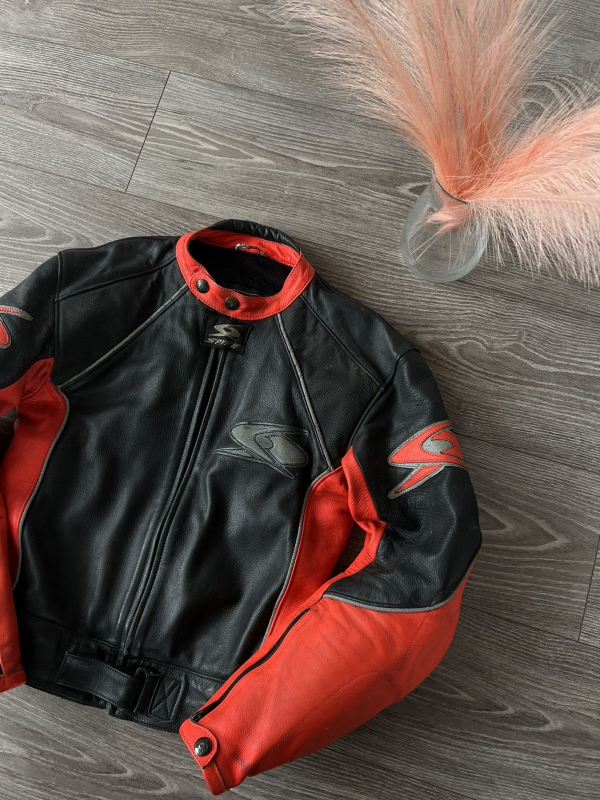 Genuine Leather ‼️Rare Vintage Spyke Racing Made in Italy Leather Save Jacket Size US M / EU 48-50 / 2 - 2 Thumbnail