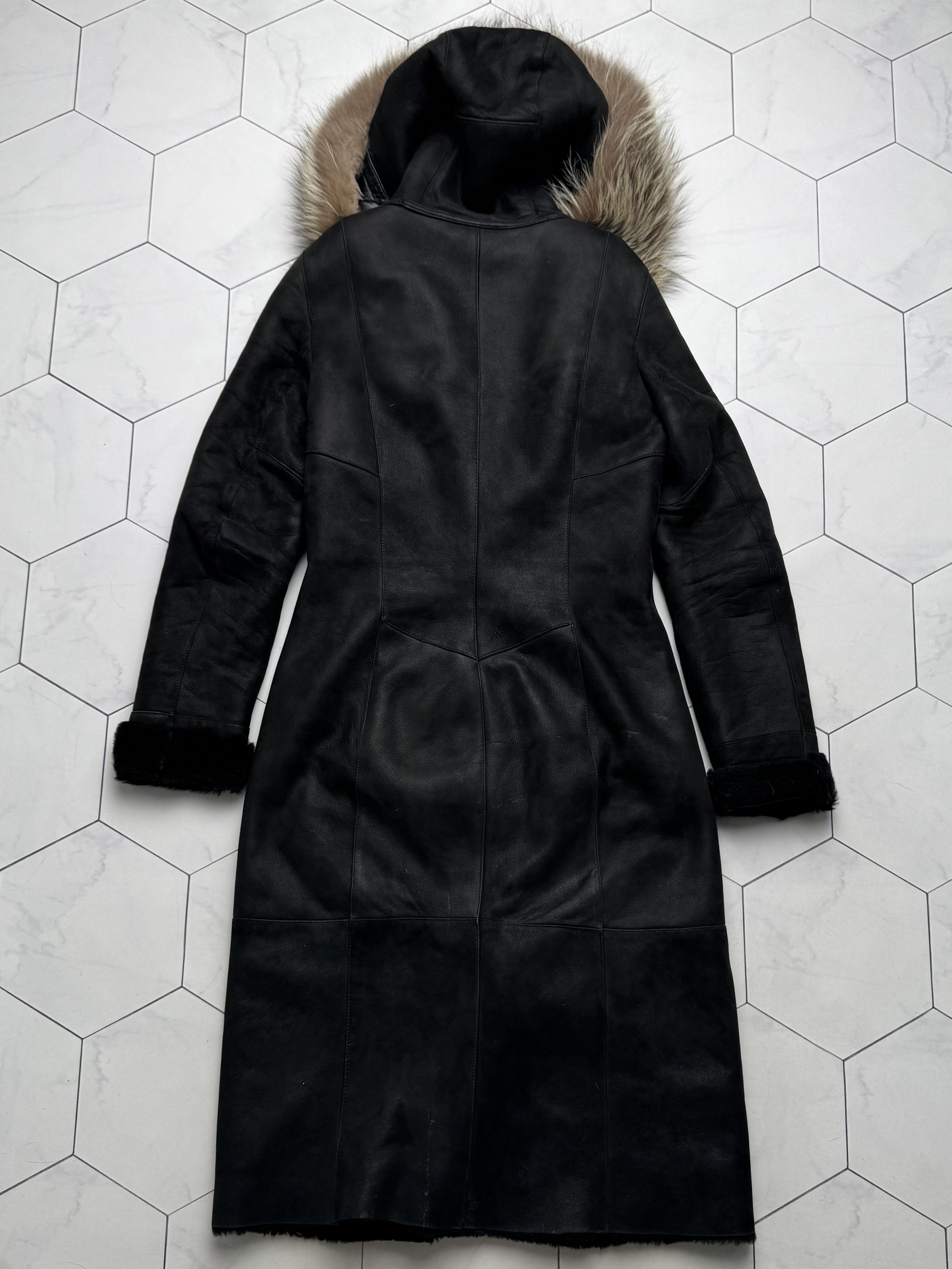 Vintage Vintage Real Lambskin Hooded Coat(B409)E2D15 Size S / US 4 / IT 40 - 17 Thumbnail