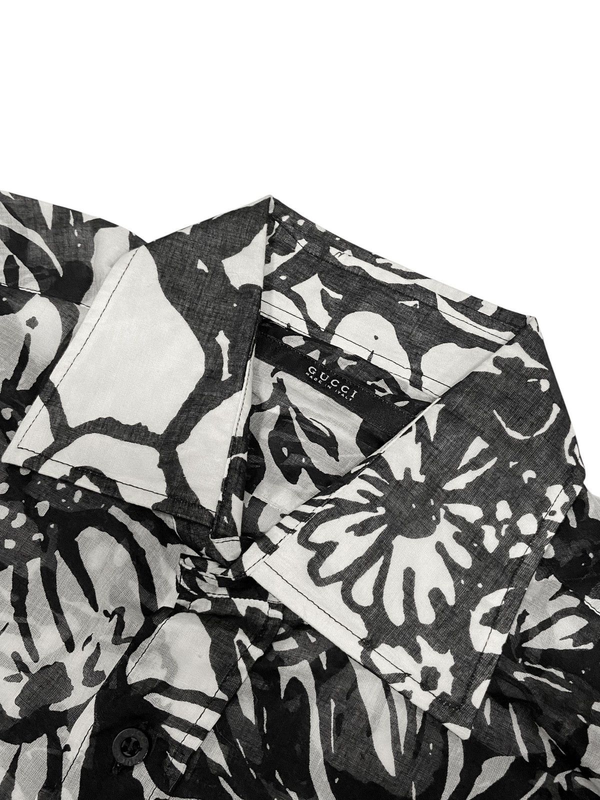 Gucci S/S 2002 Floral Print Shirt (SS02, Archive, Tom Ford) Size US M / EU 48-50 / 2 - 6 Thumbnail