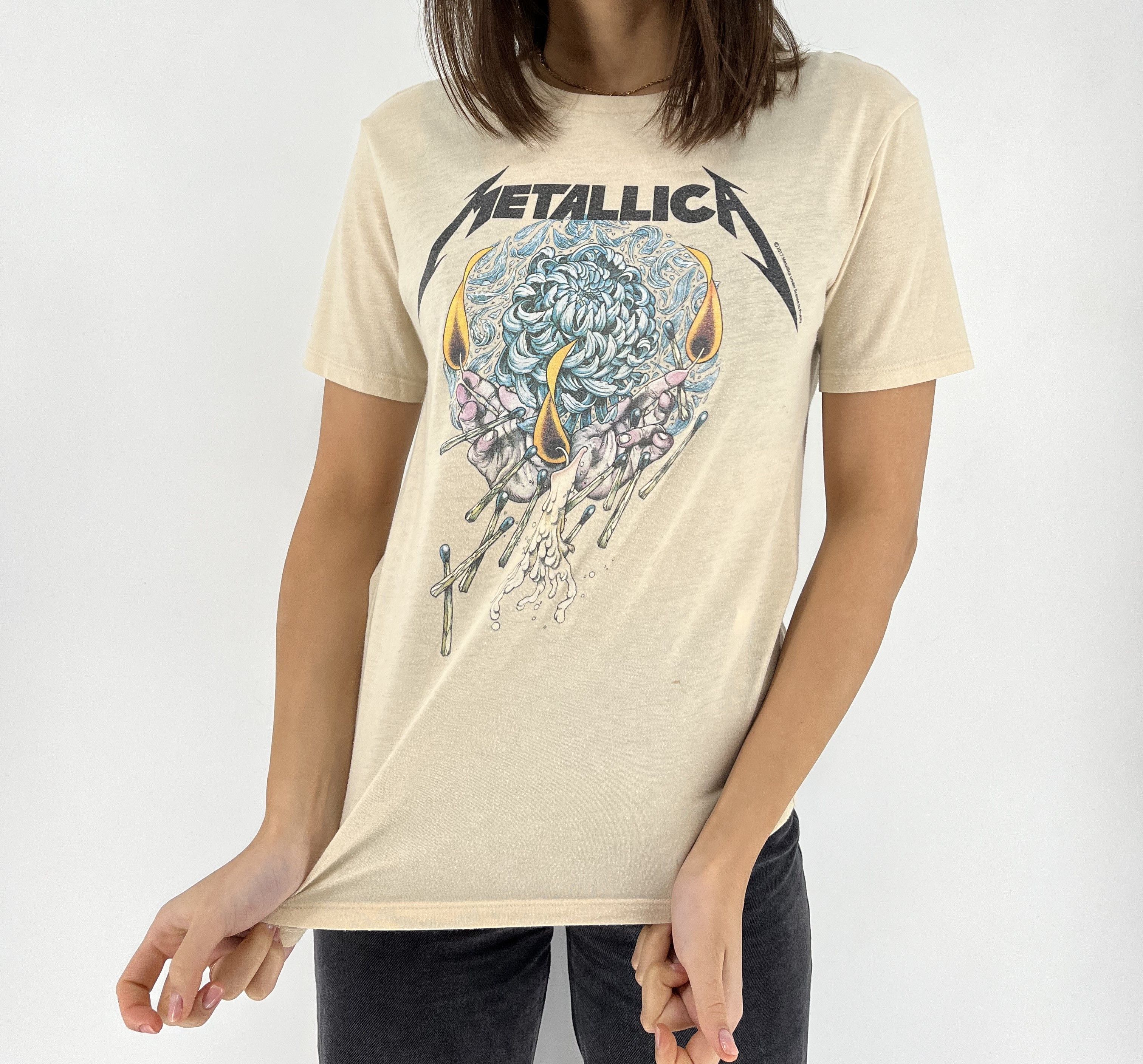 Band Tees Vintage Y2K Metallica Band Tour Distressed Tshirt Streetwear Size S / US 4 / IT 40 - 2 Thumbnail