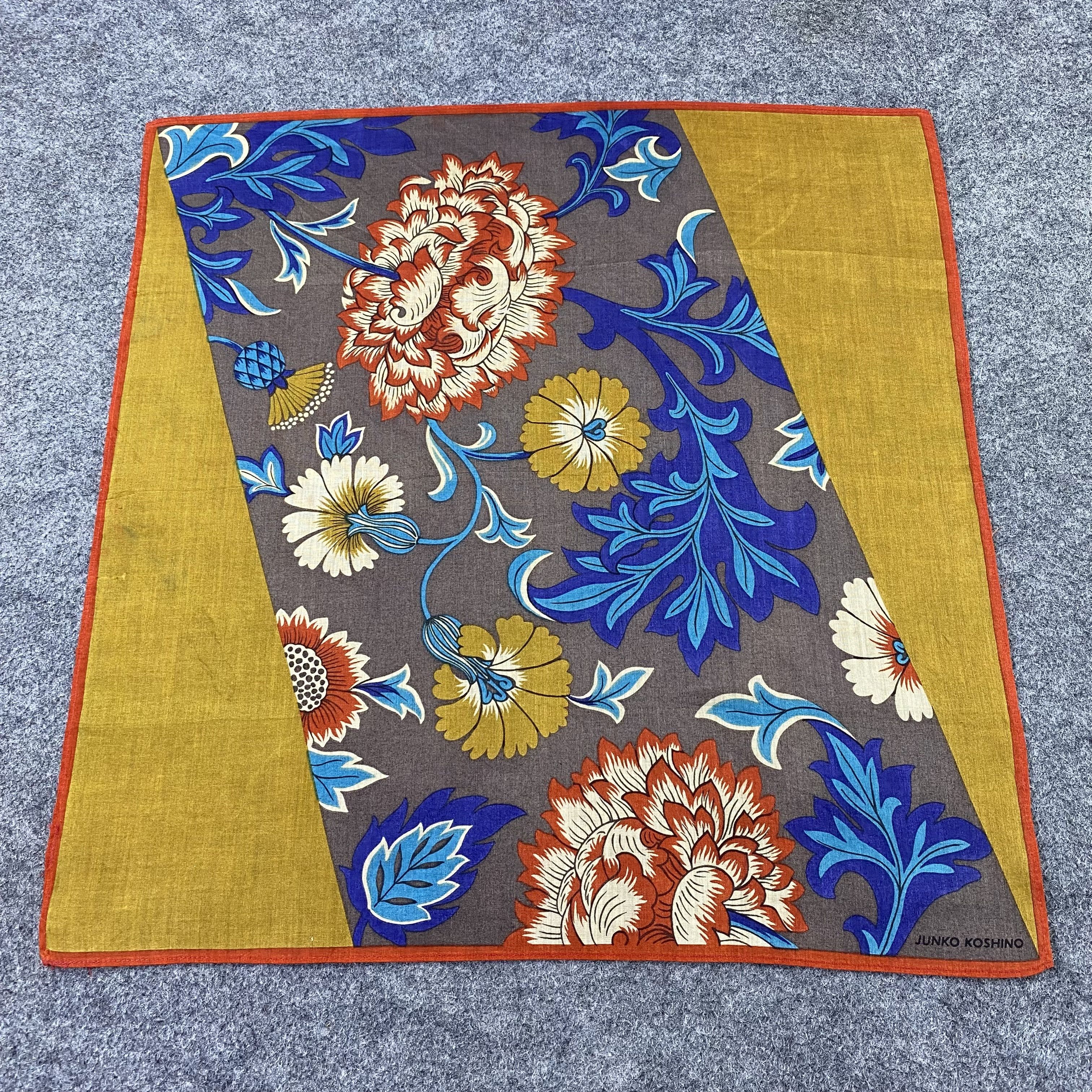Japanese Brand Junko Koshino Handkerchief / Bandana / Neckerchief-B1331 Size ONE SIZE - 3 Thumbnail