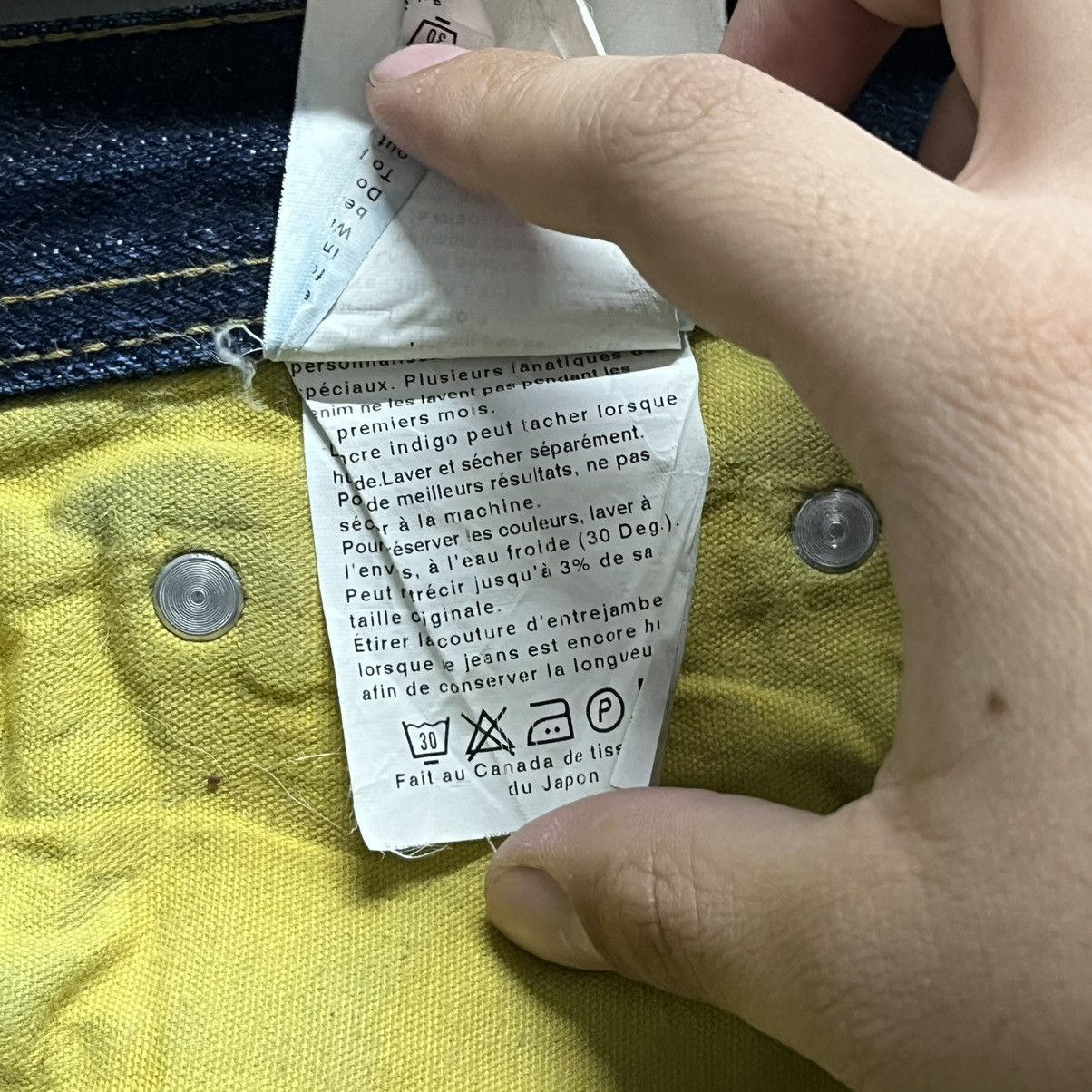 Naked & Famous Naked & Famous x Dragon Ball Z “Vegeta” Selvedge Denim Rare Size US 34 / EU 50 - 12 Thumbnail