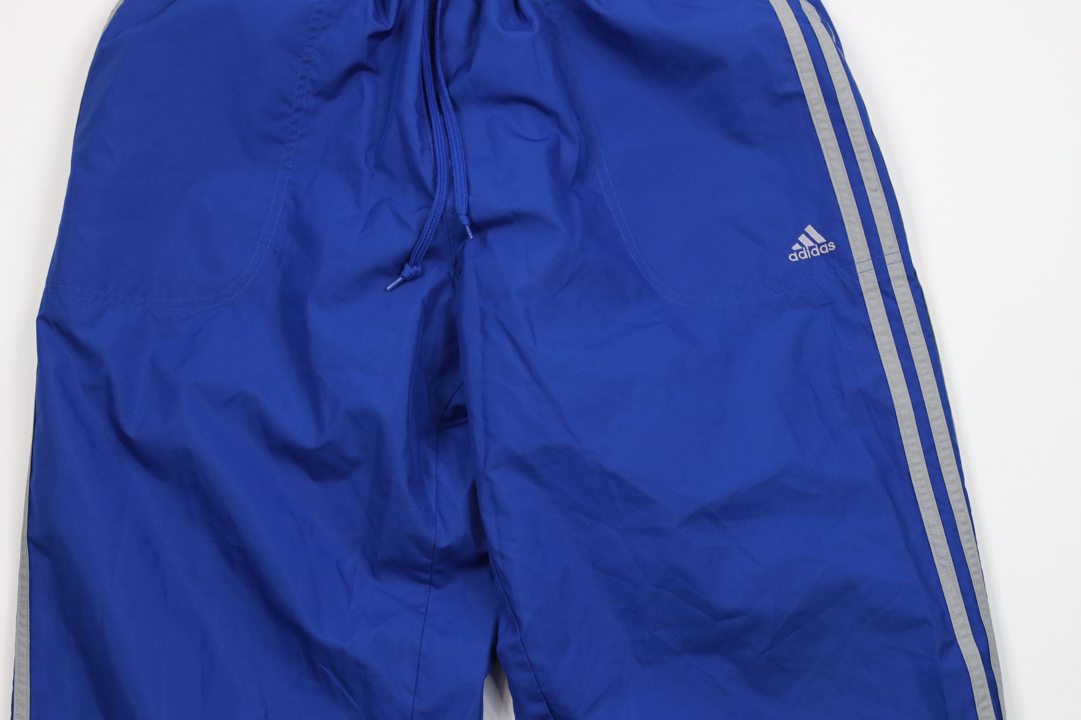 Adidas × Vintage Vintage Y2K 2001 Adidas Striped Lined Windbreaker Pants Size US 36 / EU 52 - 3 Thumbnail