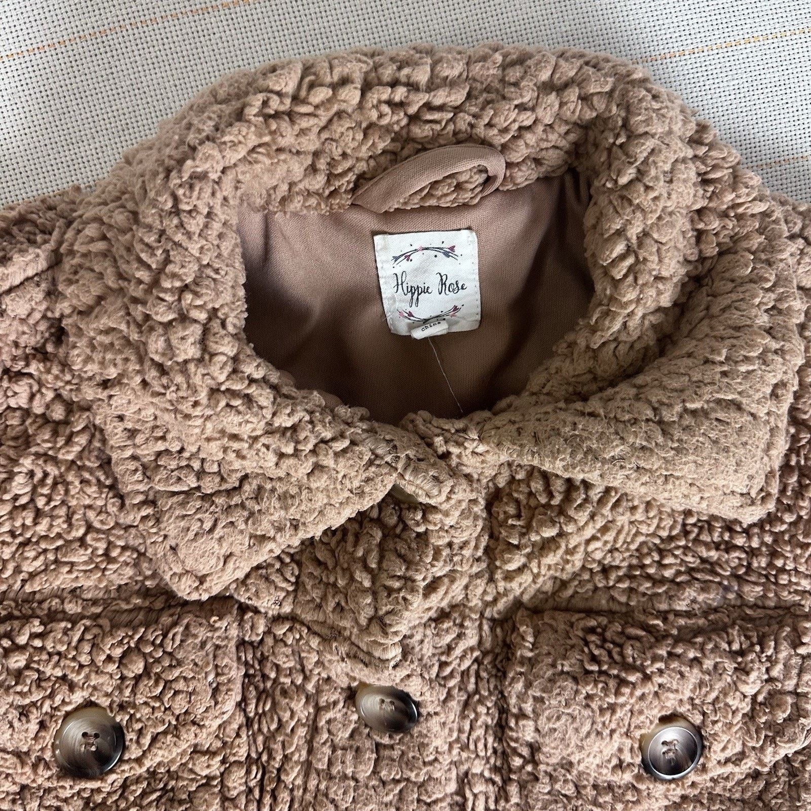 Other Hippe Rose faux fur brown jacket women Size S / US 4 / IT 40 - 4 Thumbnail