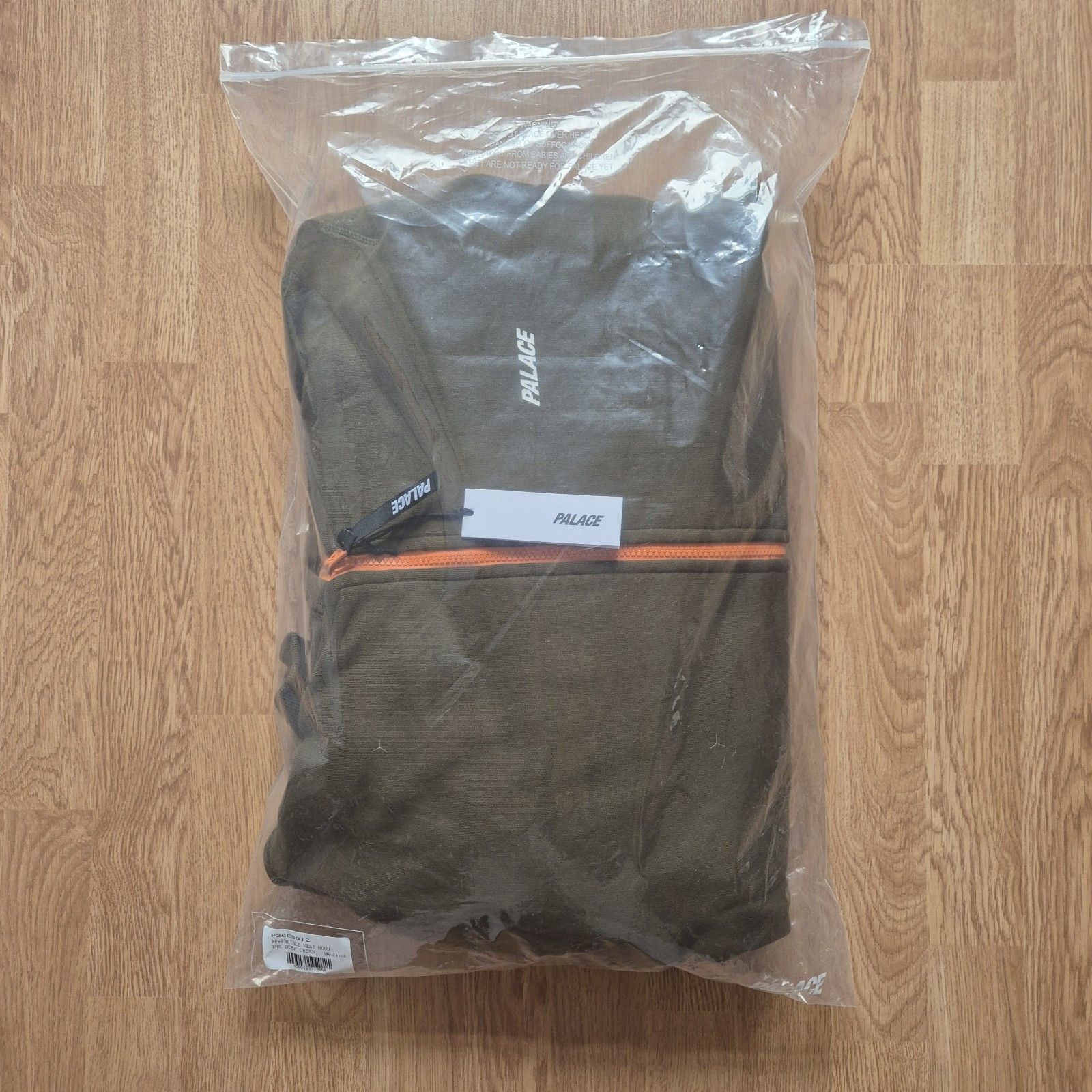 Palace Reversible Vest Hood The Deep Green Medium SS24
