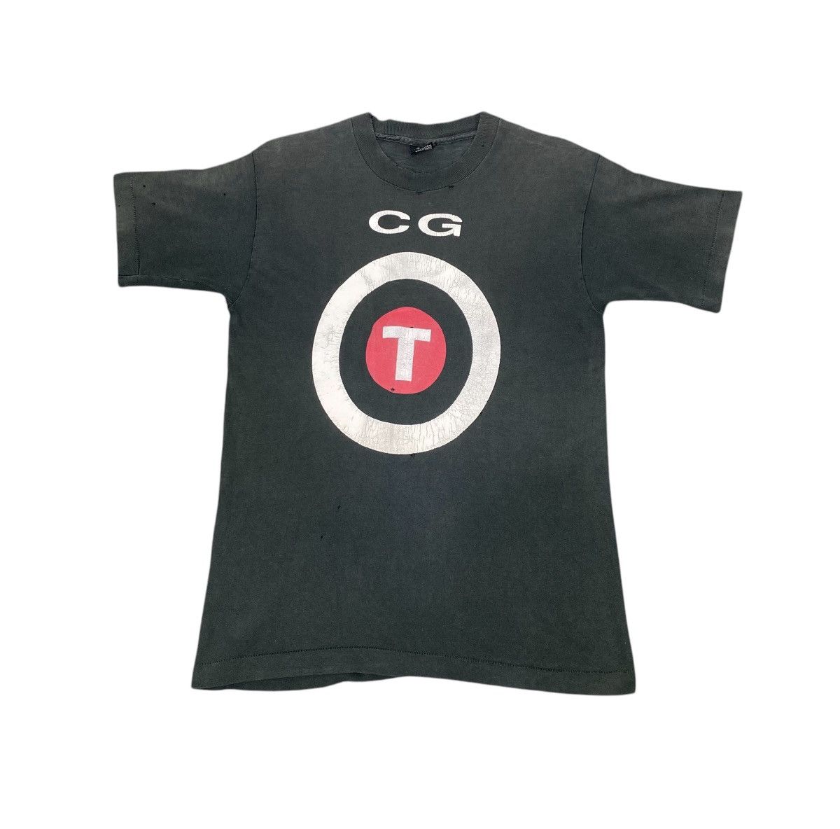 Vintage Vintage 90s CGT feded thrashed t shirt Size US M / EU 48-50 / 2 - 4 Thumbnail